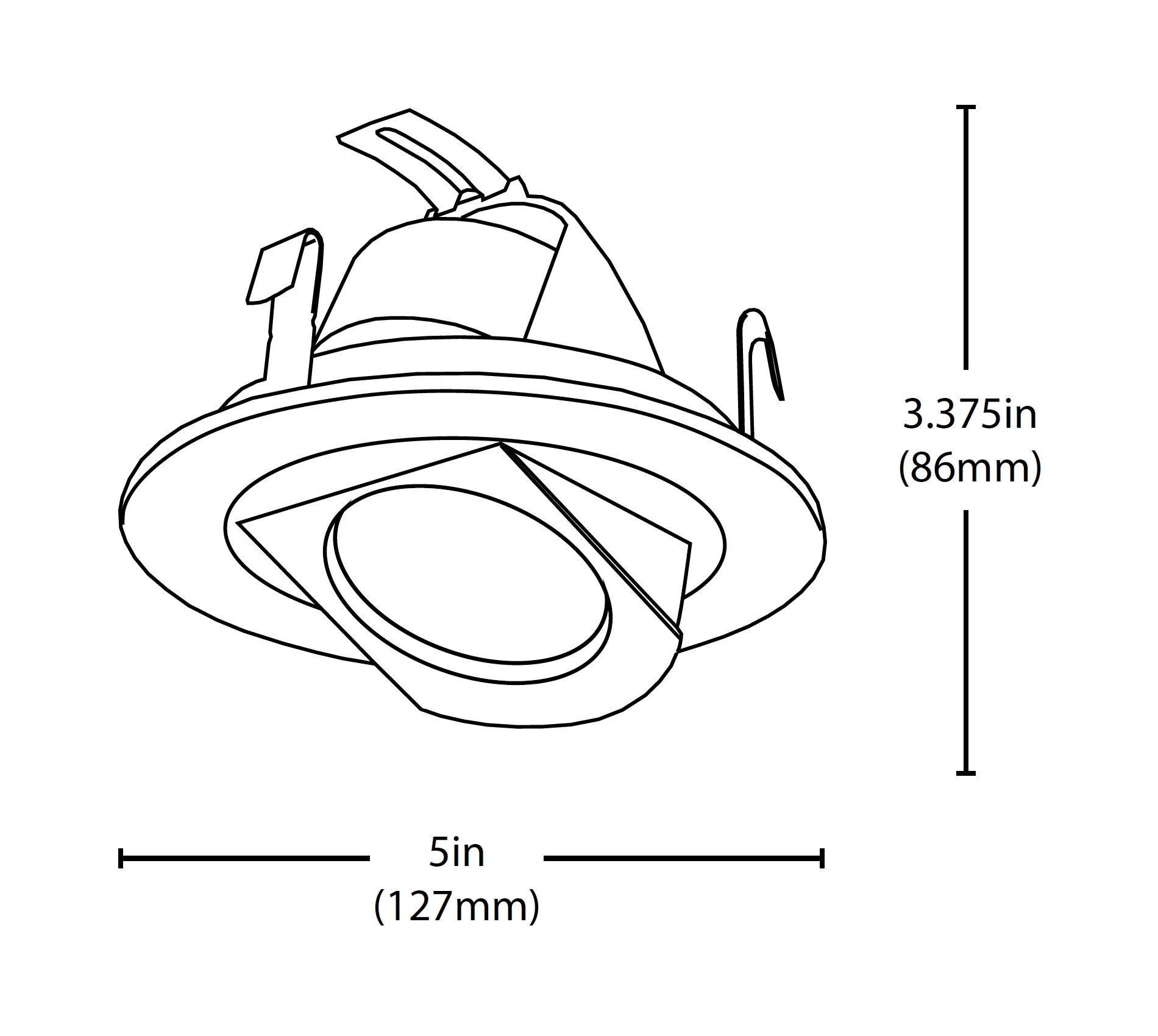 Nicor Lighting DLR4-R-10-120-3K-WH Led-Retrofit-Downlight - View #9