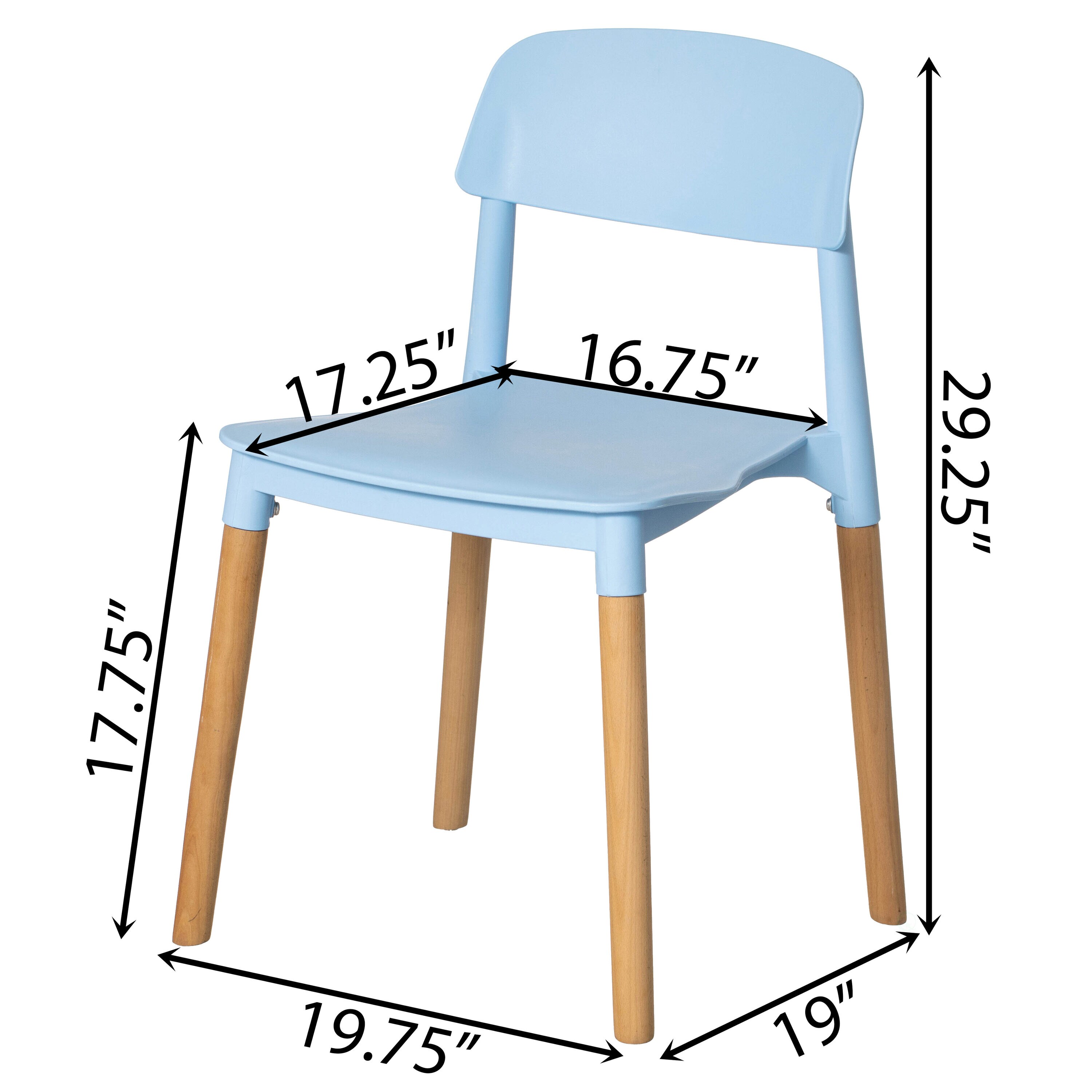 FABULAXE QI004222.BL Dining-Chairs - View #4