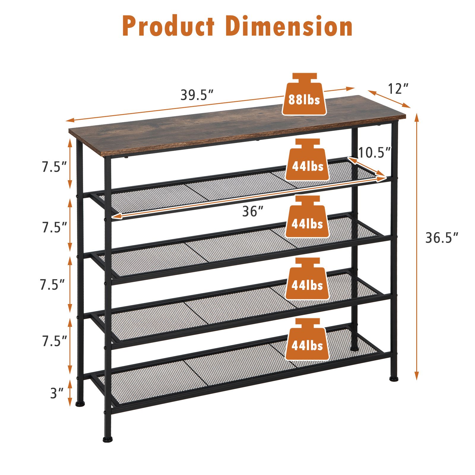 Slickblue D-CO-FC39001ZJ Shoe-Racks - View #3