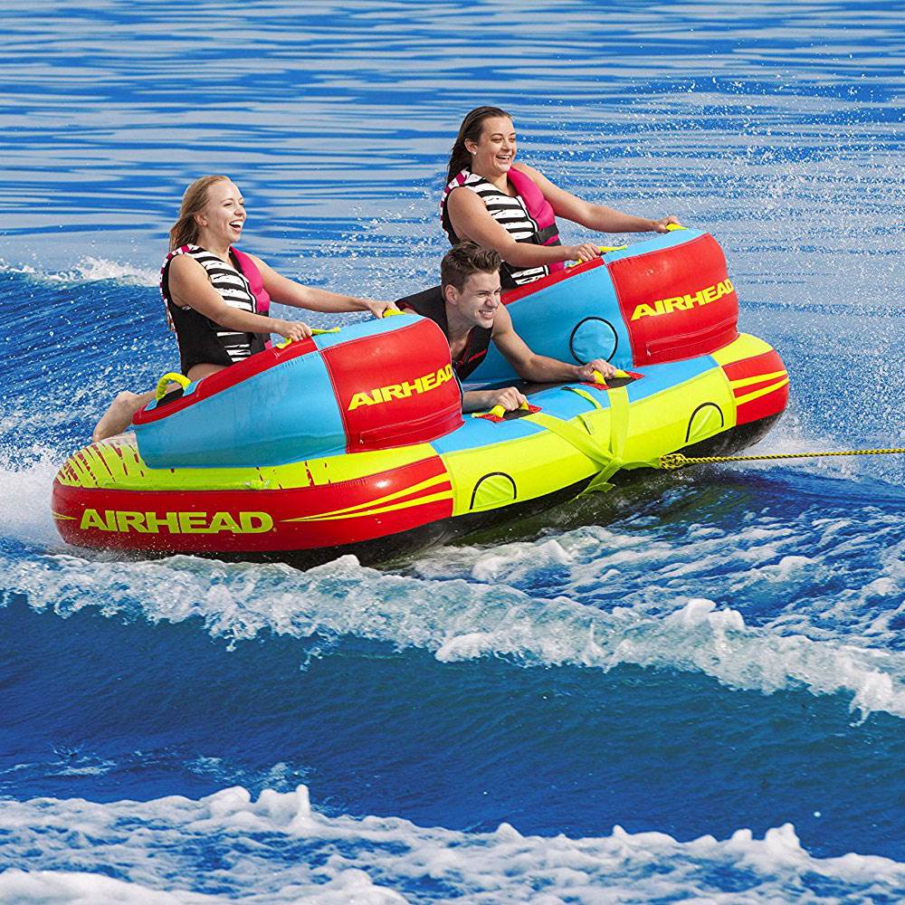 Airhead 1-3 Rider Challenger Inflatable Towable Tube - Multi