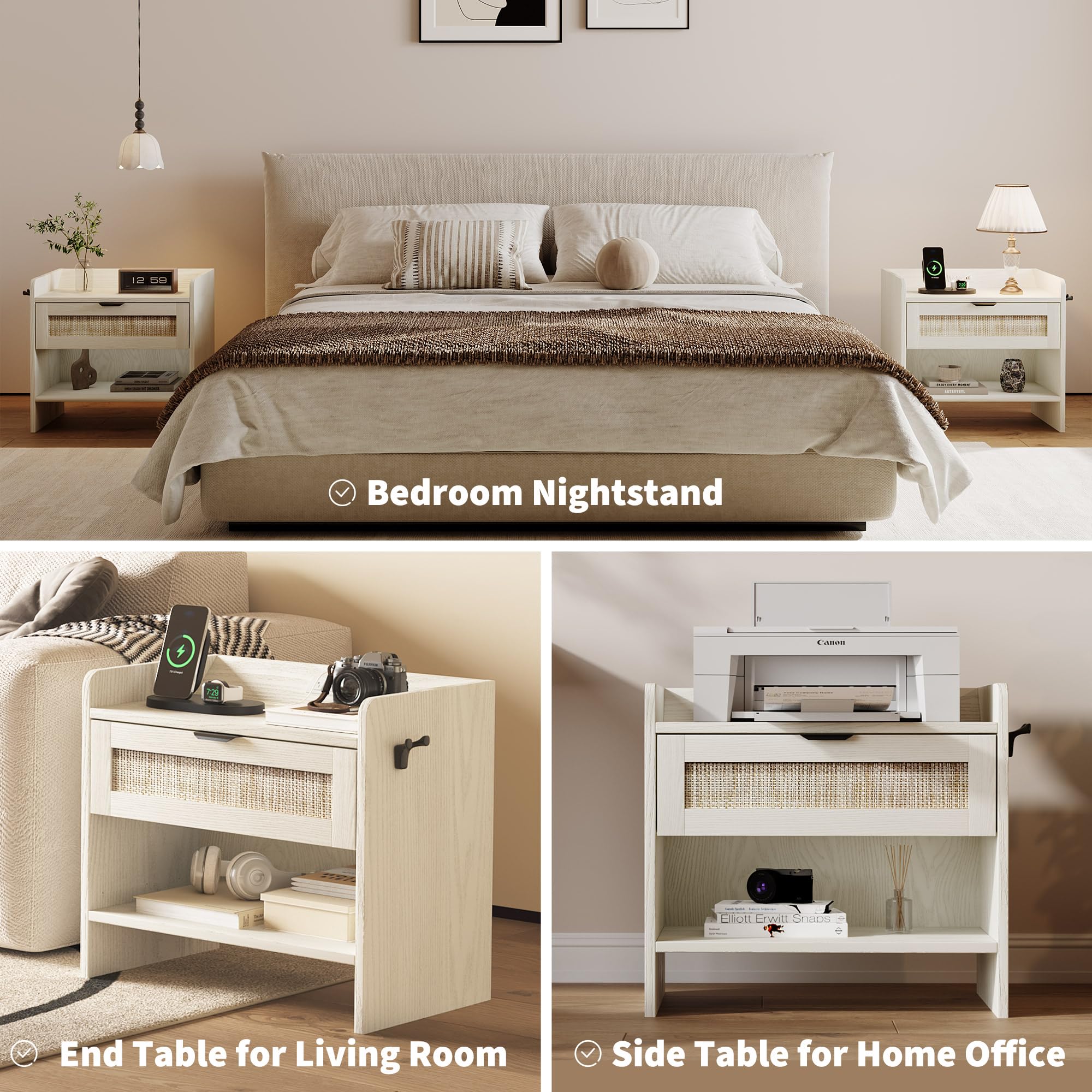 Aoile CKQQ2NUGFW10ULS nightstands - View #5