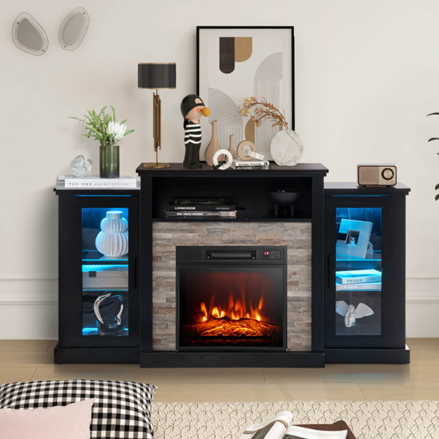 Clihome CL-FP10181DK Electric-Fireplaces - View #2