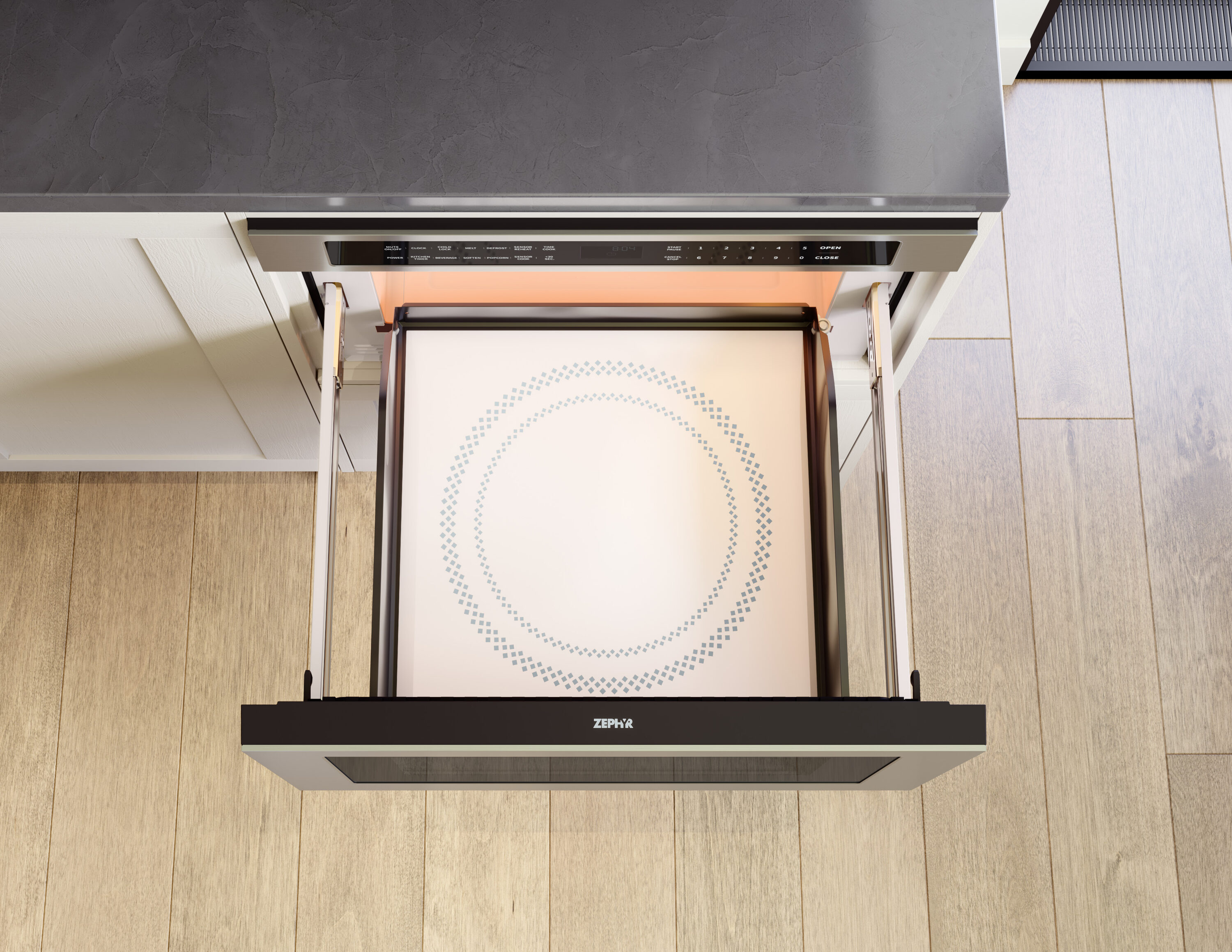 Zephyr MWD3001AS Microwave-Drawers - View #5