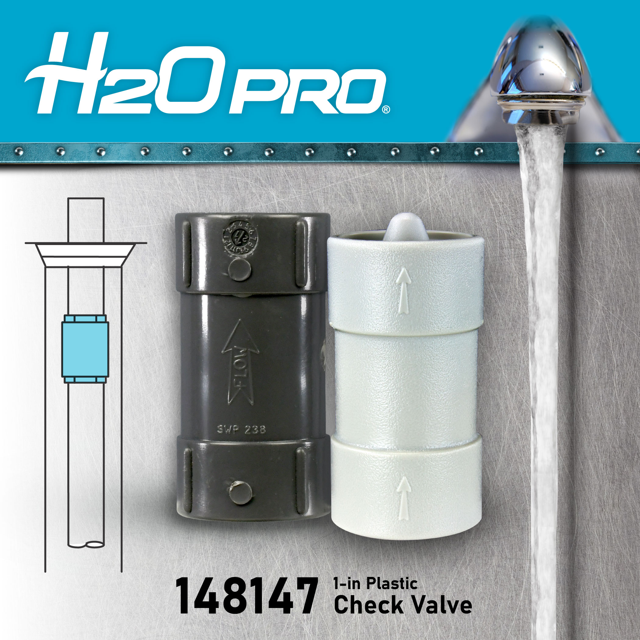 H2OPRO 148147 Cpvc-Fittings - View #7