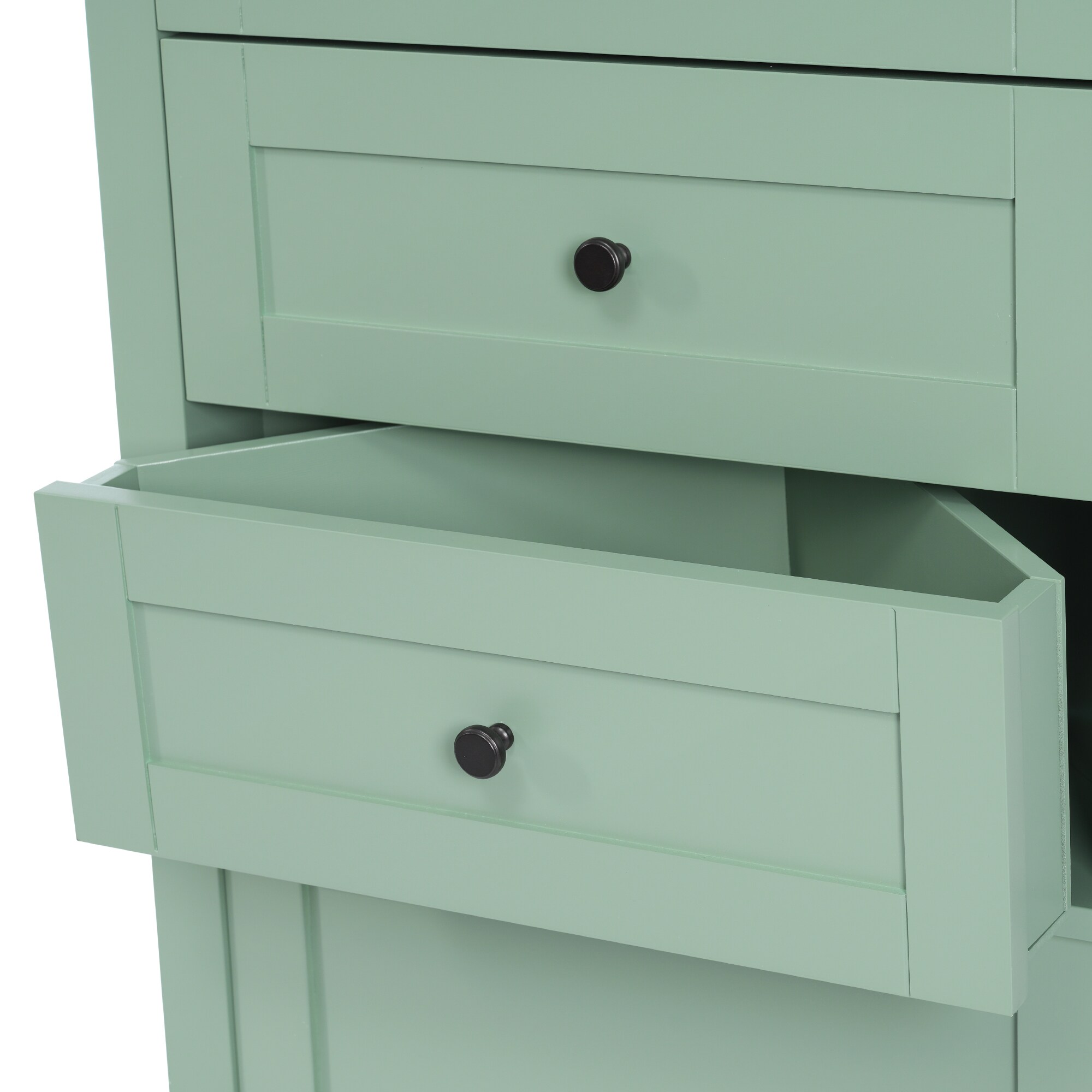 Hrinhom BA07-GREEN Linen-Cabinets - View #7