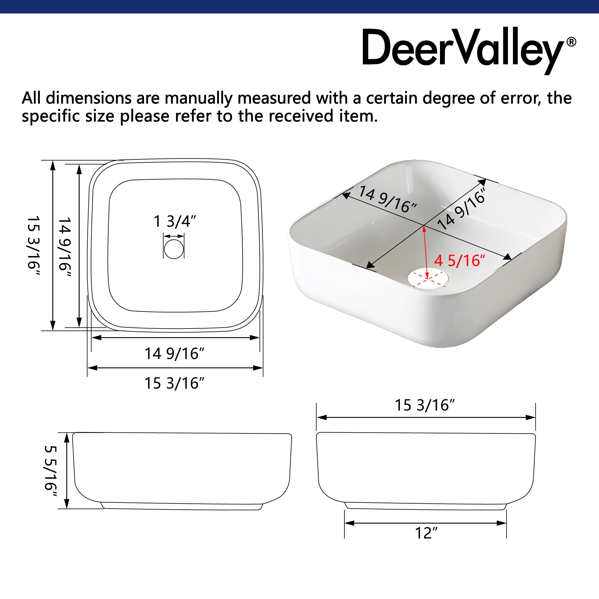 DeerValley DV-1V021 Bath-Sink - View #10