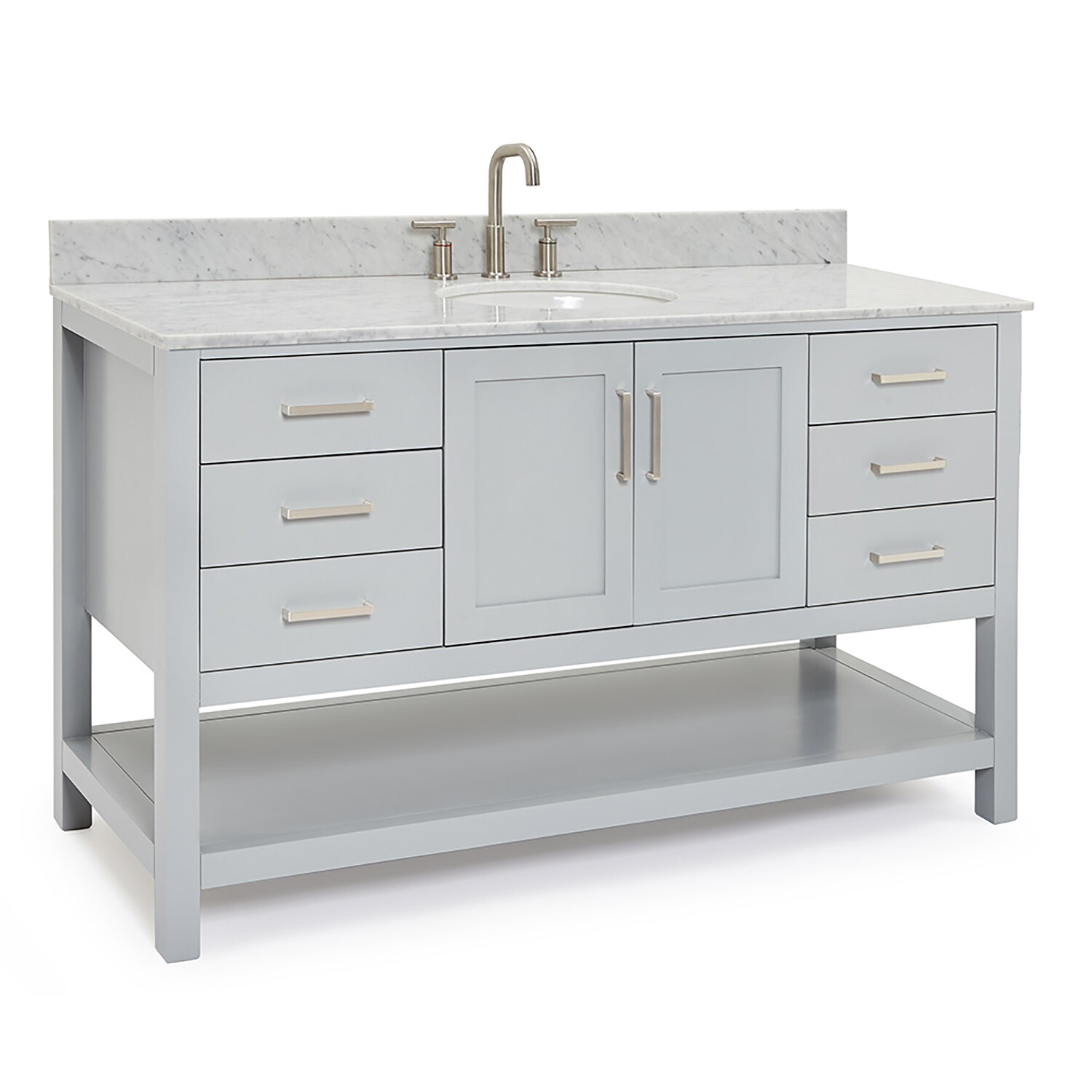 ARIEL S061SCW2OVOGRY Bath-Vanity-Combo - View #7