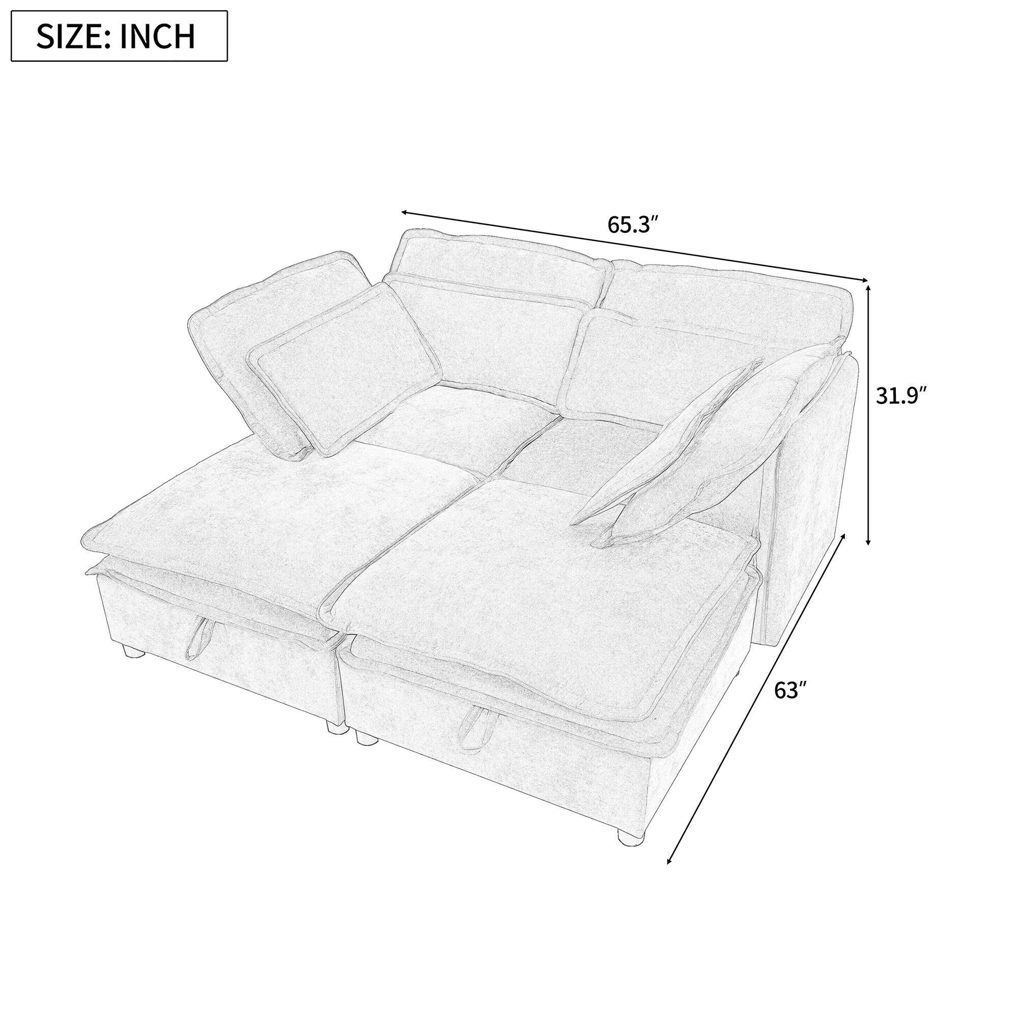 Bybafun YC5200005 Sofas-Loveseats - View #3