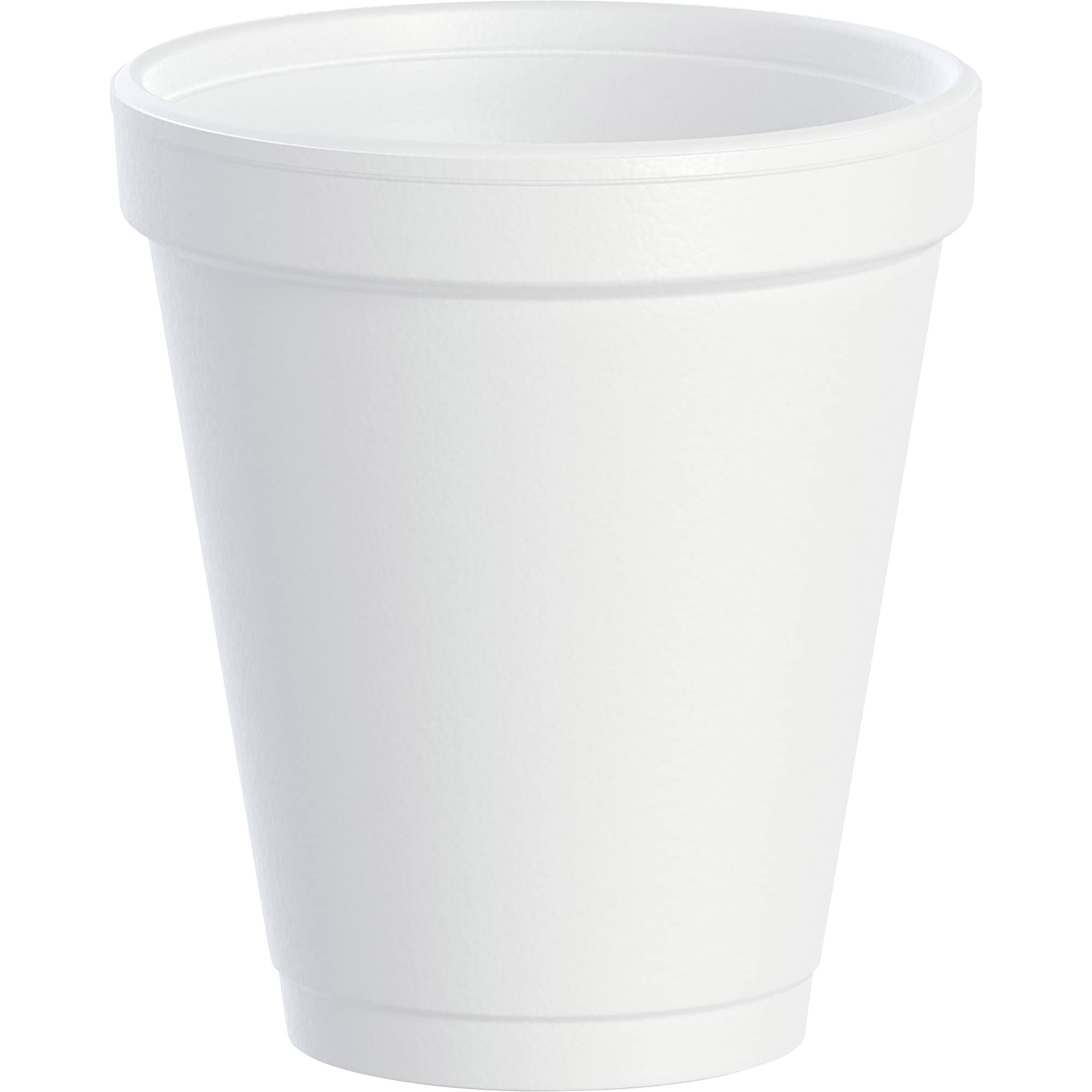 Dart 1000-Count 6-oz White Eps Foam Disposable Cups in the Disposable ...