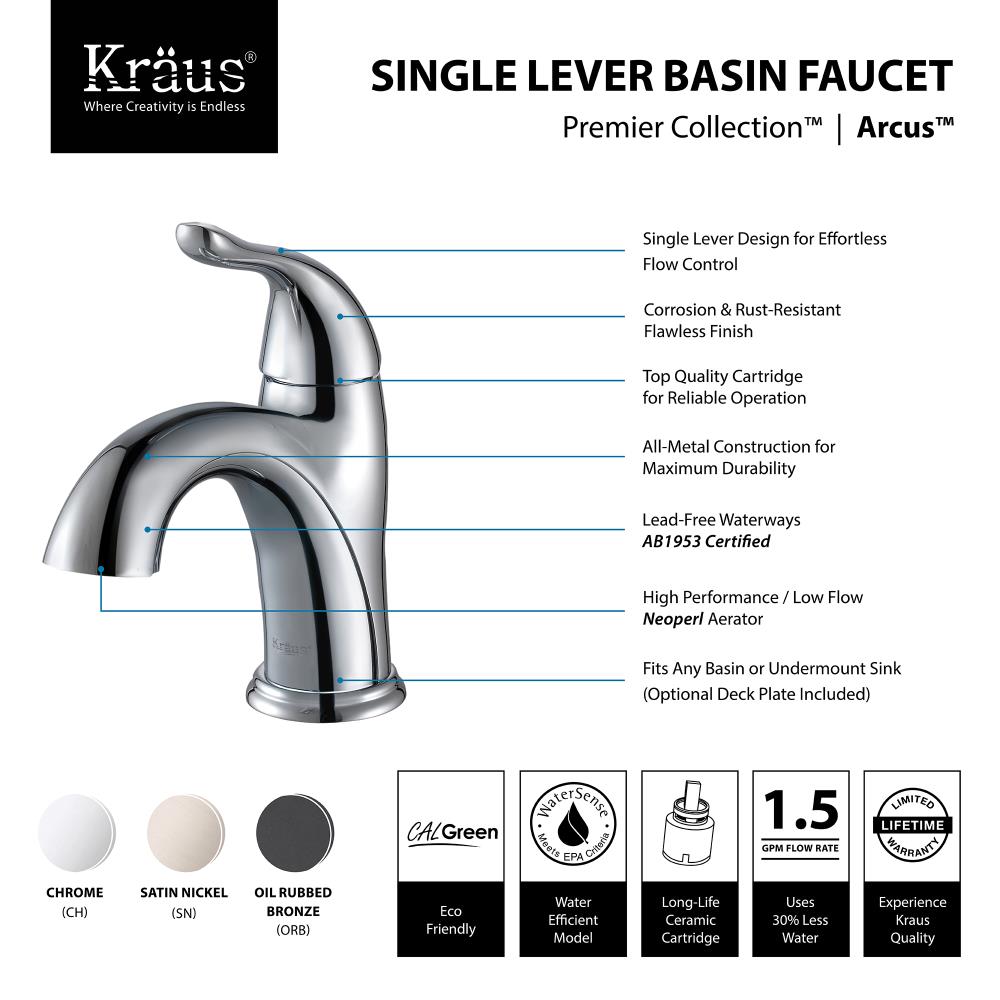 Kraus FUS-1011CH Lavatory-Faucets - View #3
