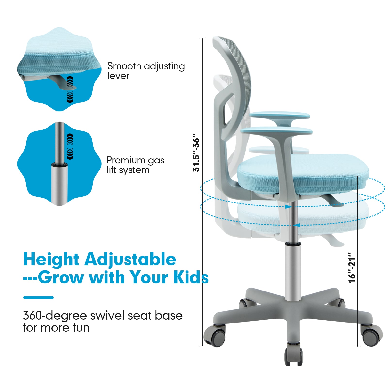 Costway CSHY000856 Kids-Chairs - View #5