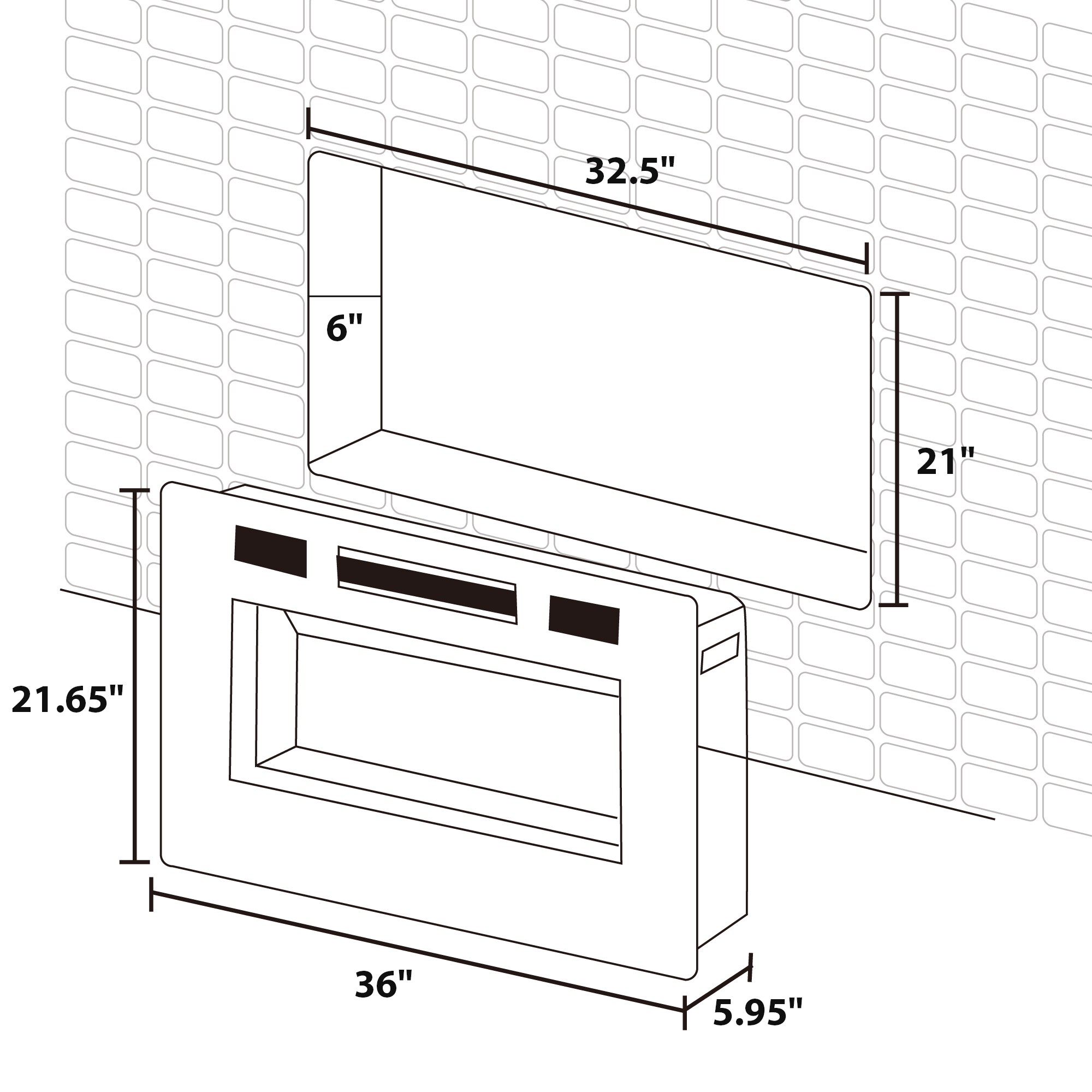 CASAINC TR-83136IN Electric-Fireplaces - View #17