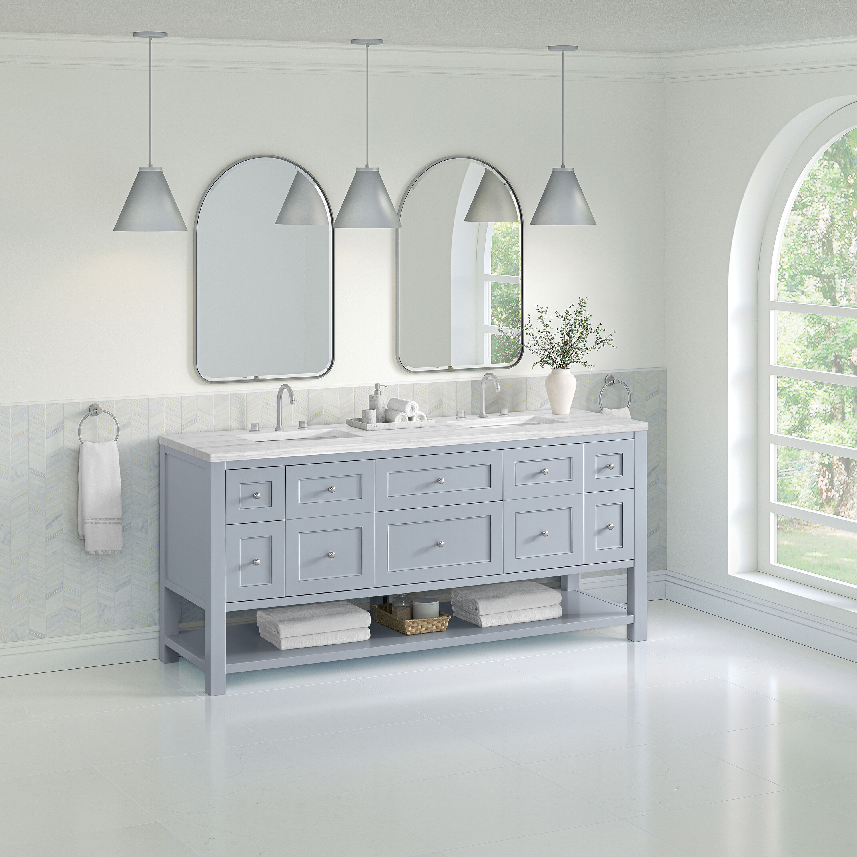 James Martin Vanities 330-V72-SRB-3AF Bath-Vanity-Combo - View #4