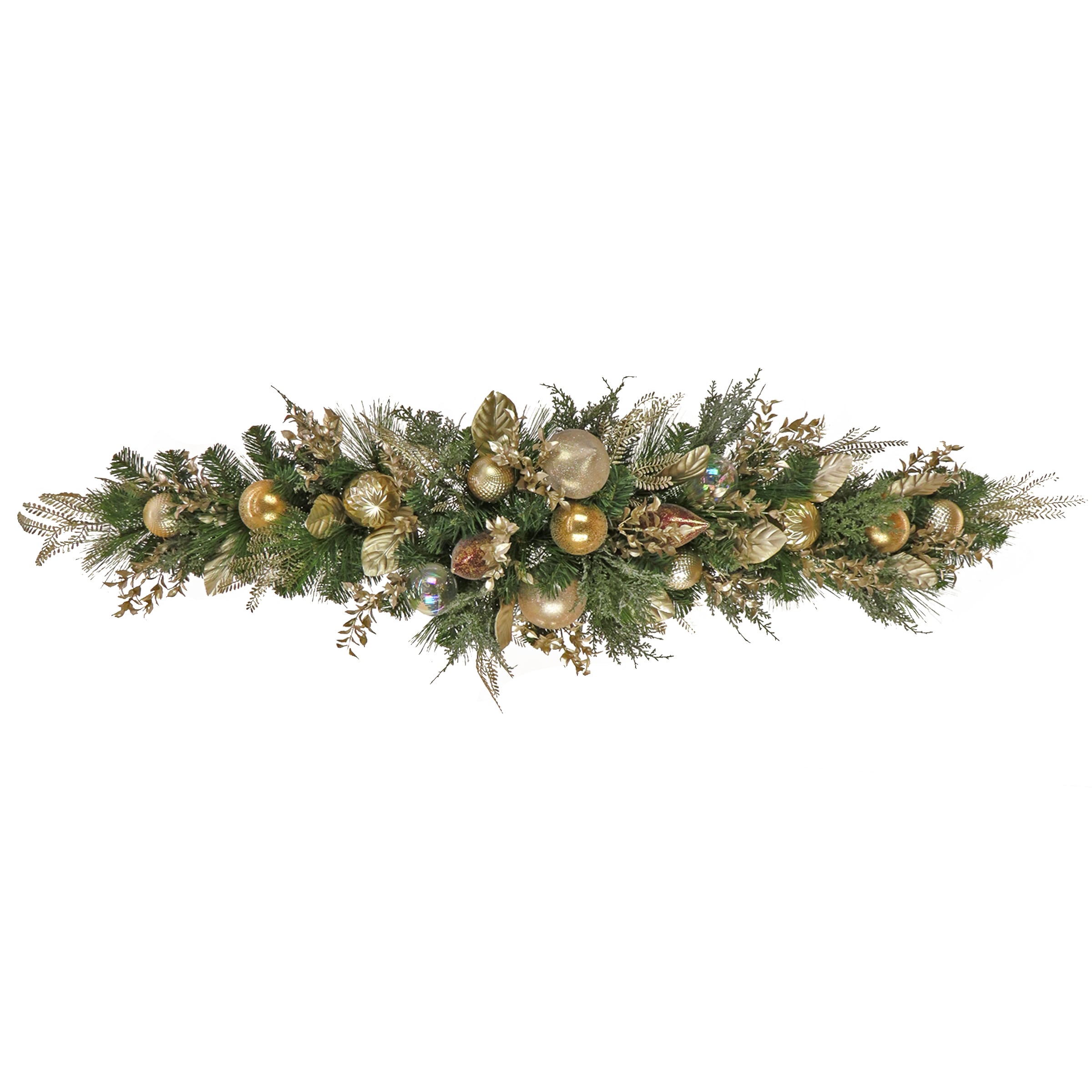 National Tree 60in. Champagne Wishes Mantel Swag -  DL87-45X22797
