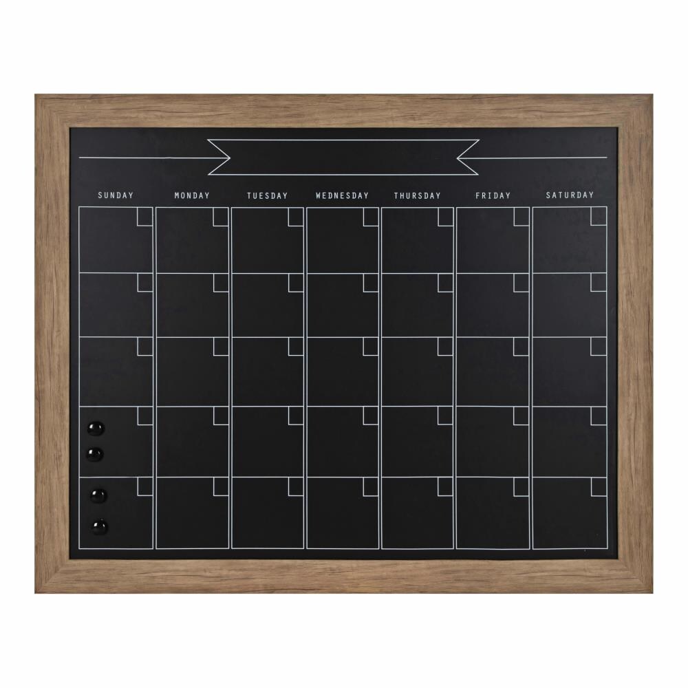 Monthly Calendar Chalkboard