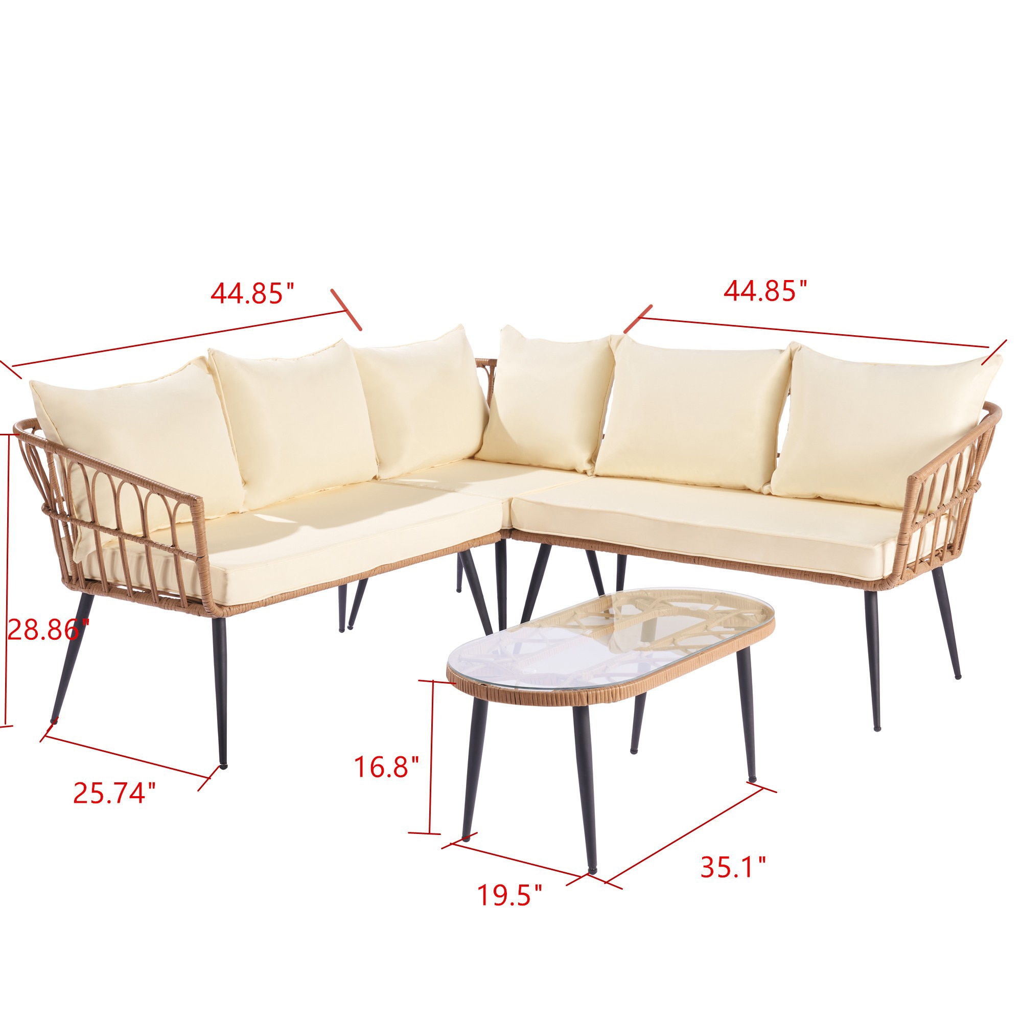 Gaierptone CRX61OOB8VV Patio-Conversation-Sets - View #5