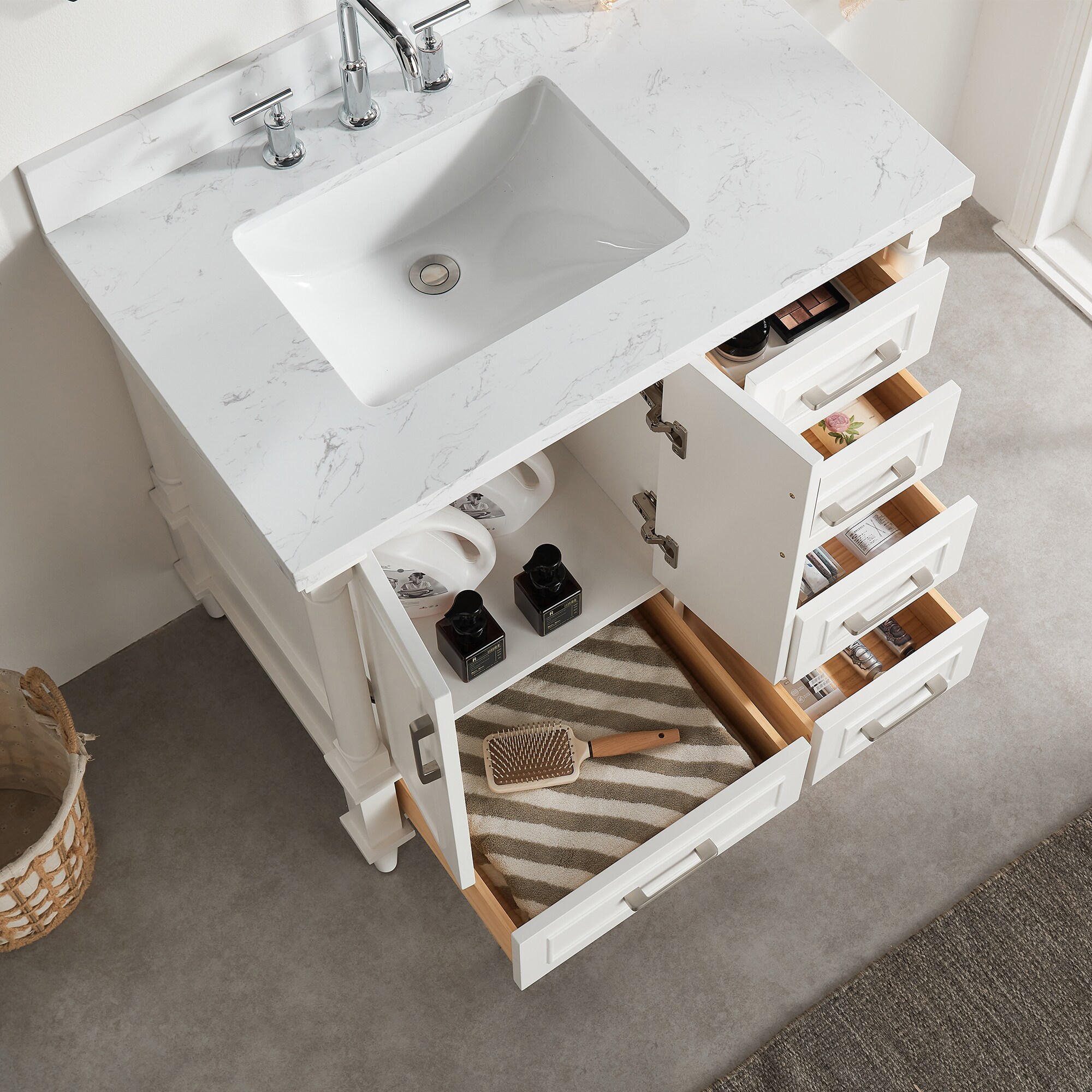 CASAINC CA-GLS00062 Bath-Vanity-Combo - View #12