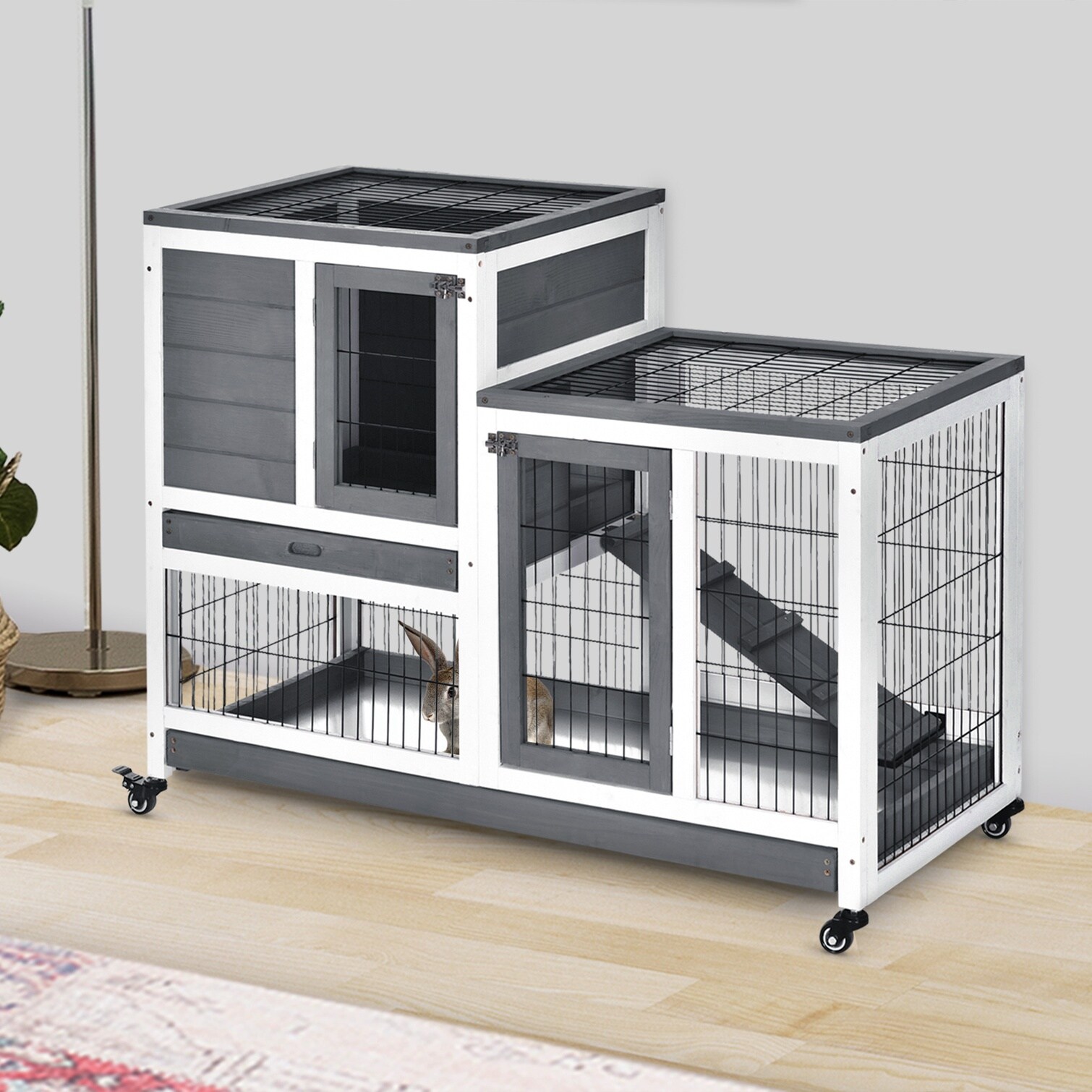 sunjurt UPJ5MFL4I6KD Chicken-Coops-Rabbit-Hutches - View #7