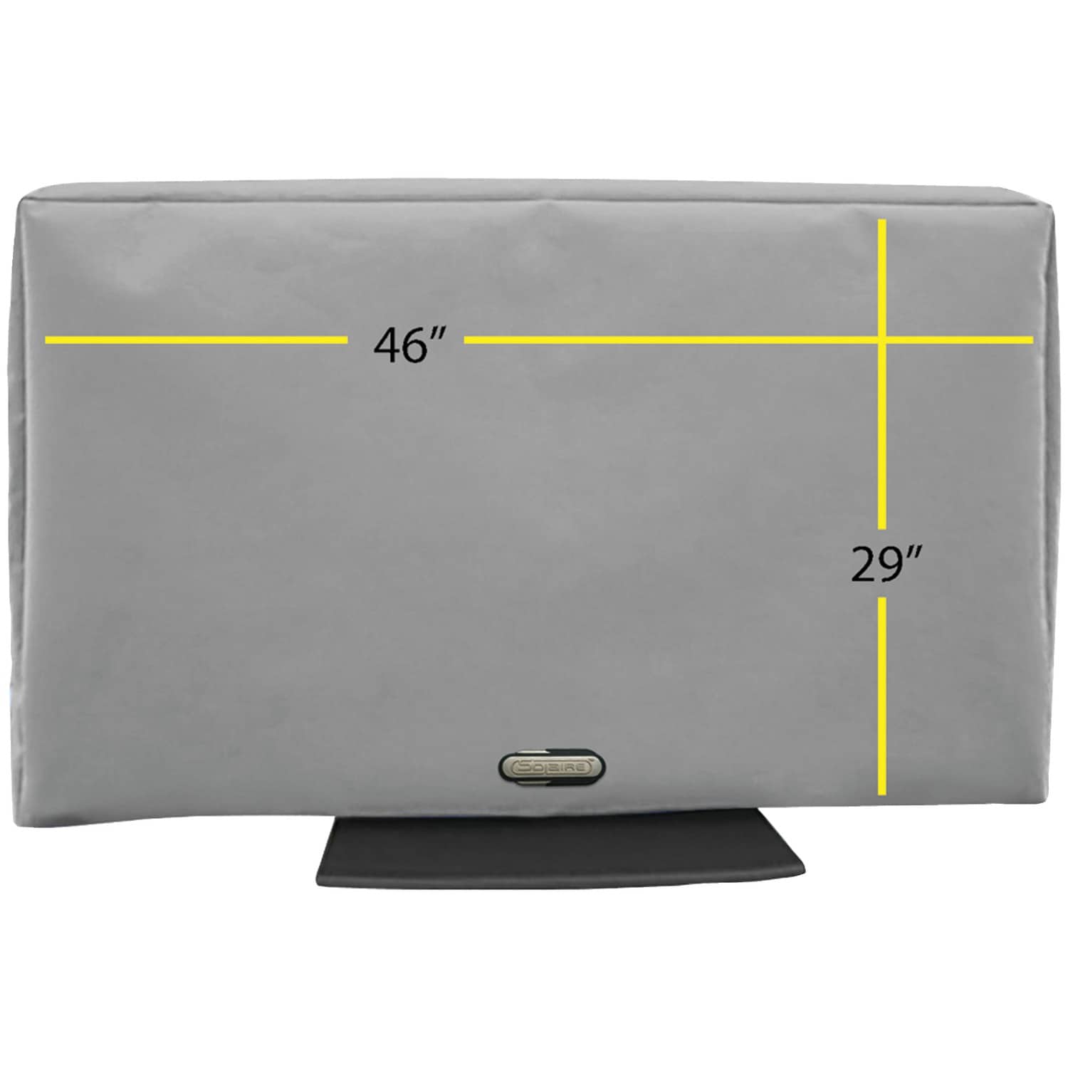 Solaire SOL 46G Gray Polyester 29-Inches W x 4.5-Inches H Outdoor TV Cover