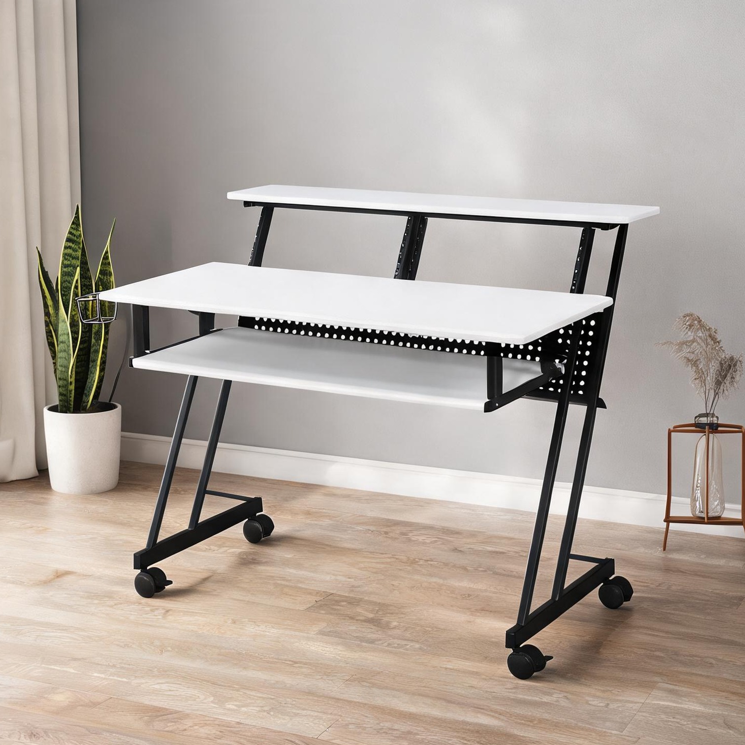 chillscreamni 47-Inch Studio Desk Music Recording Workstation with ...