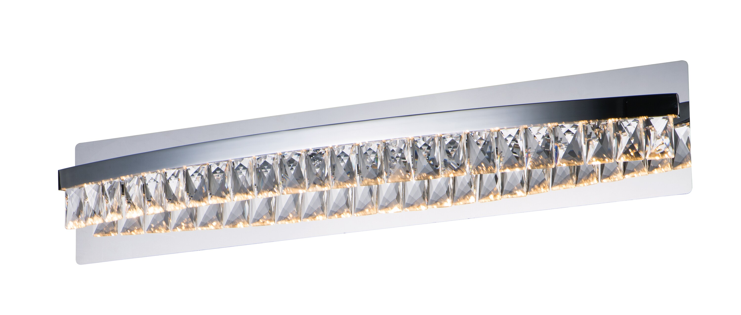 Maxim Lighting 38368BCPC Icycle 29.75-in 1-Light Polished Chrome LED Transitional Vanity Light Bar