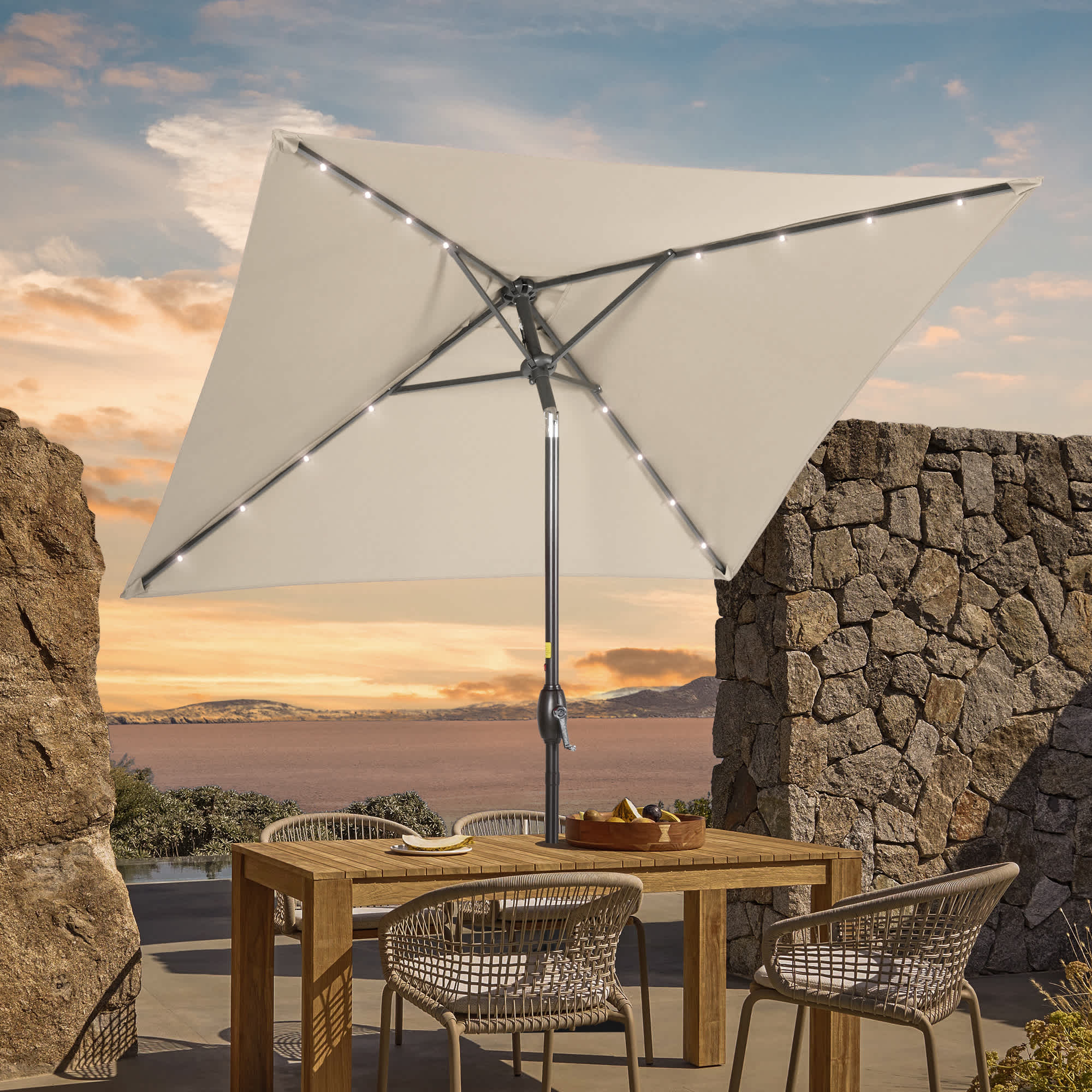 colourful patio umbrellas SHOULD YOU CHOOSE A DARK OR LIGHT-COLOURED PATIO UMBRELLA?