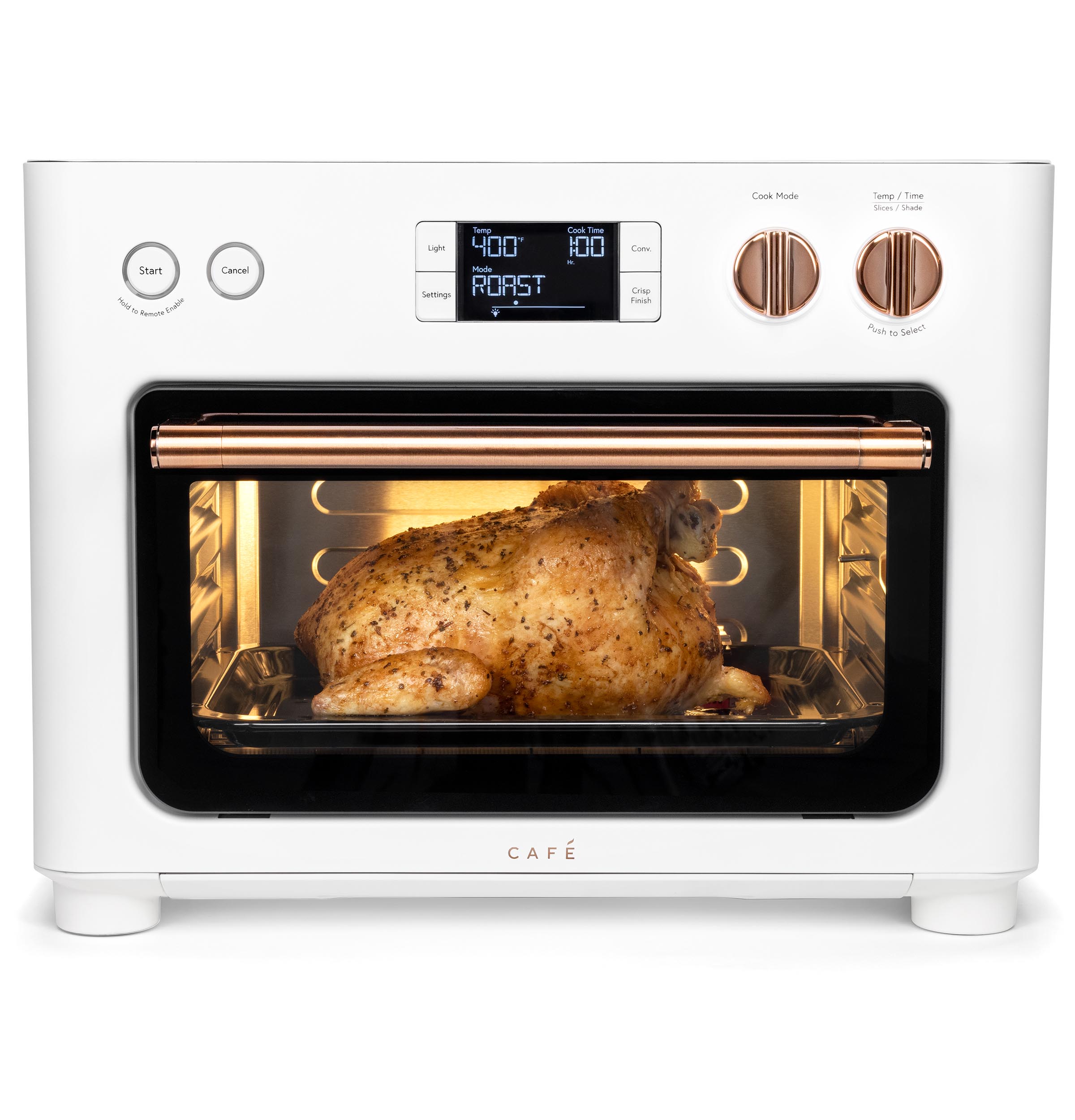 Cafe Couture 6-Slice White Wi-Fi Compatible Smart Toaster Oven Automatic Shut-off (1800-Watt) C9OAAAS4RW3 Sansujyuku sansujyuku.com