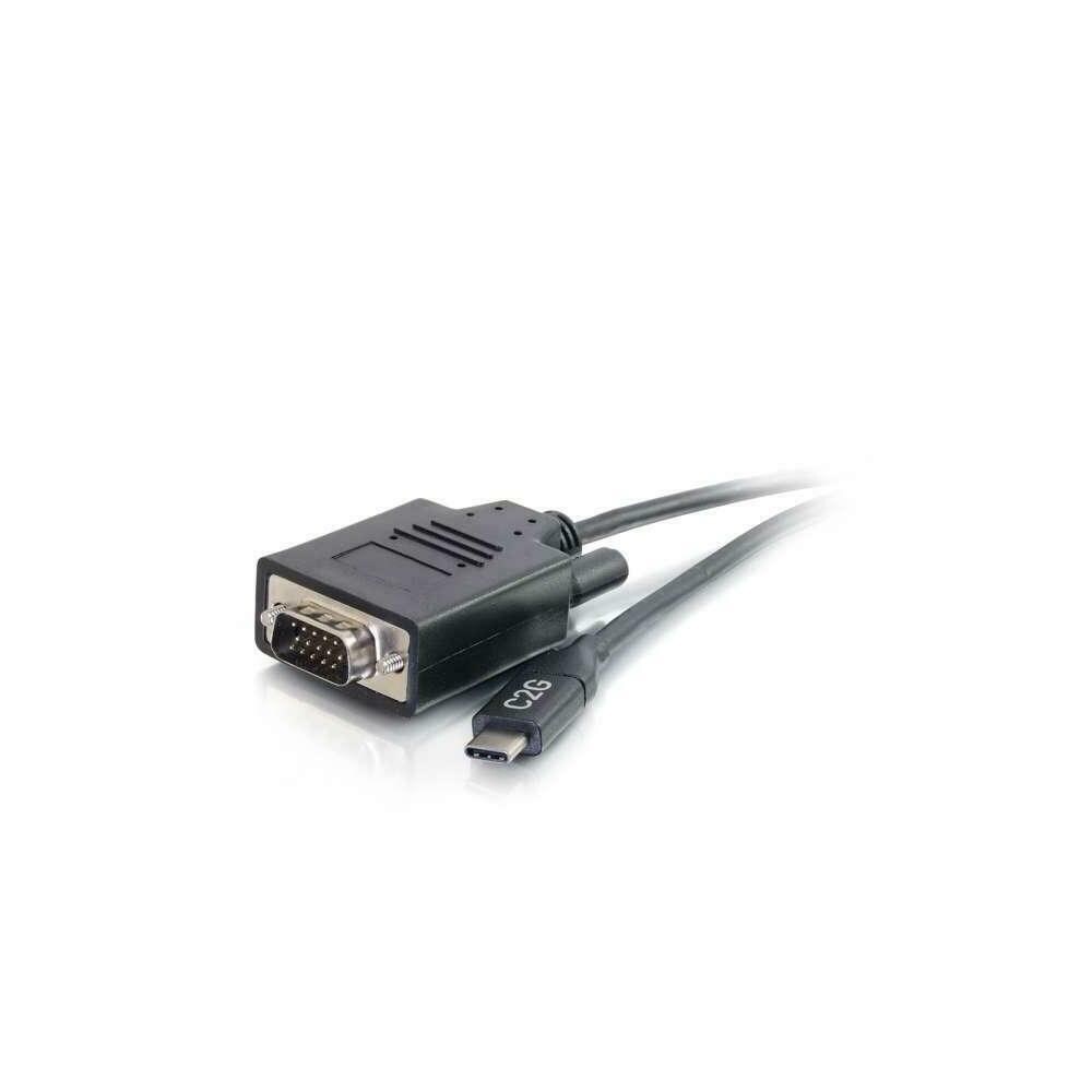 C2G SYBA27914  26895 6 ft. USB C to Vga Adapter Cable- Video Adapter