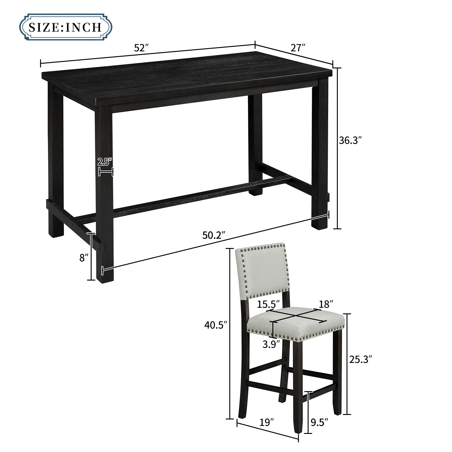 Mondawe OR-S0012E-TR Dining-Sets - View #16