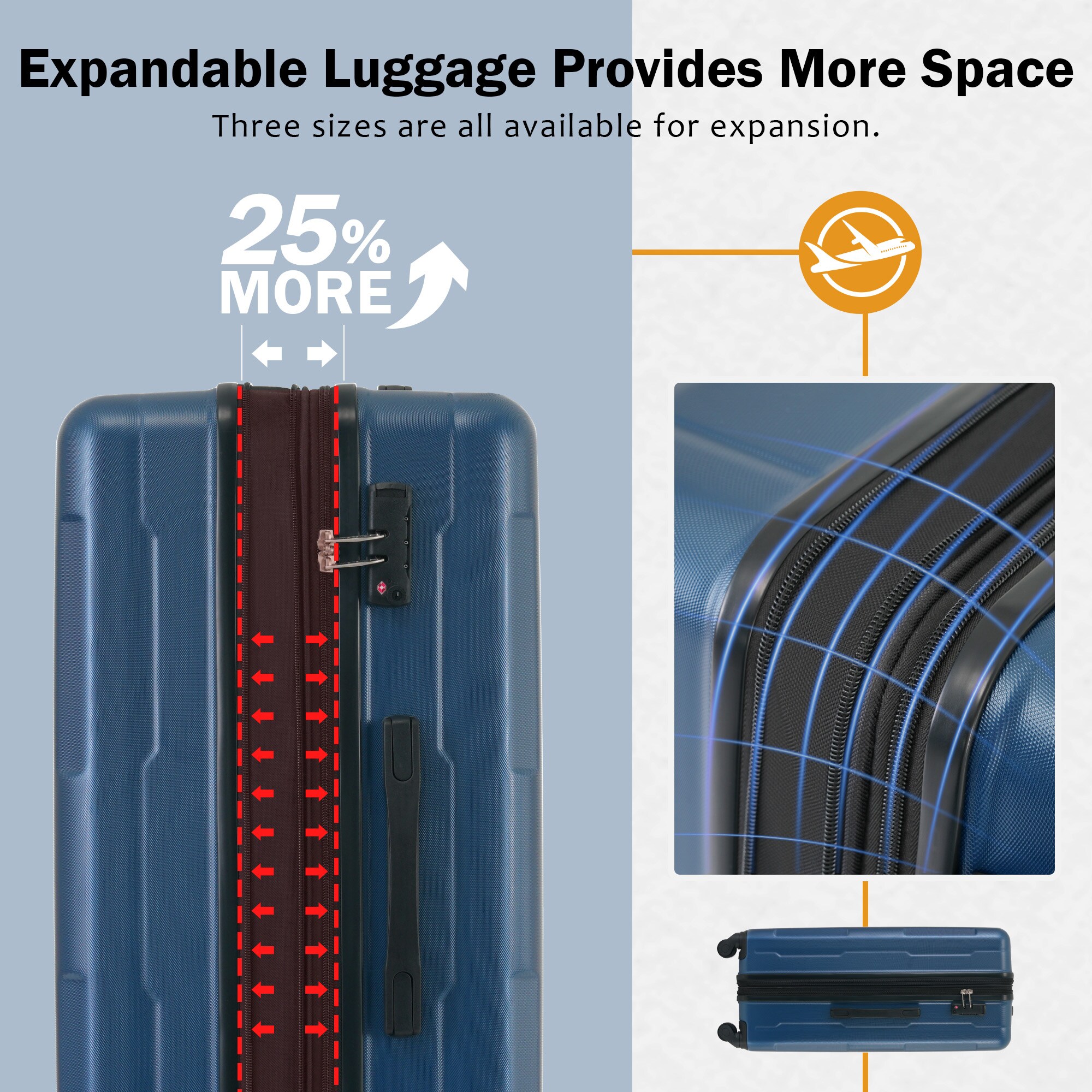 SINOFURN SYD9200004BL Luggage-And-Luggage-Sets - View #10