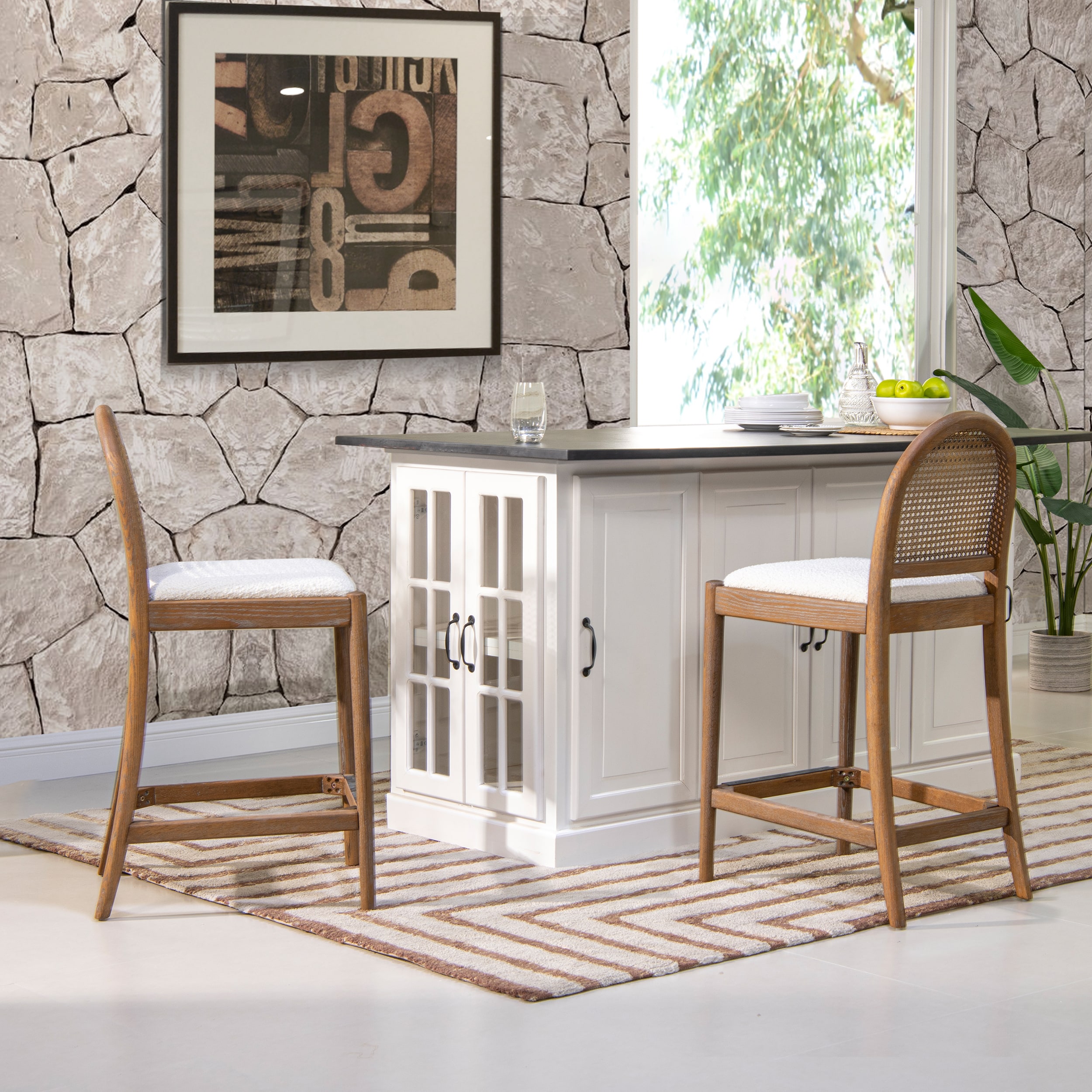 Jennifer Taylor Home 81231-MBW-2P-MY stools - View #2