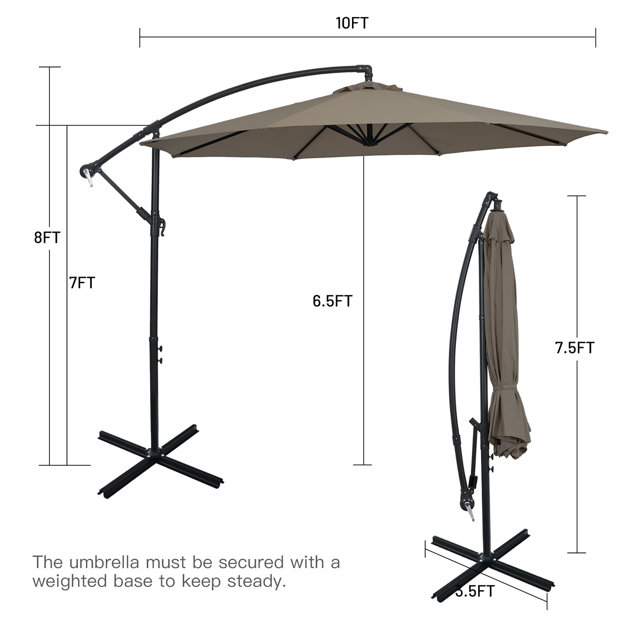 Forclover HYFW-S71CF Umbrellas-2 - View #2