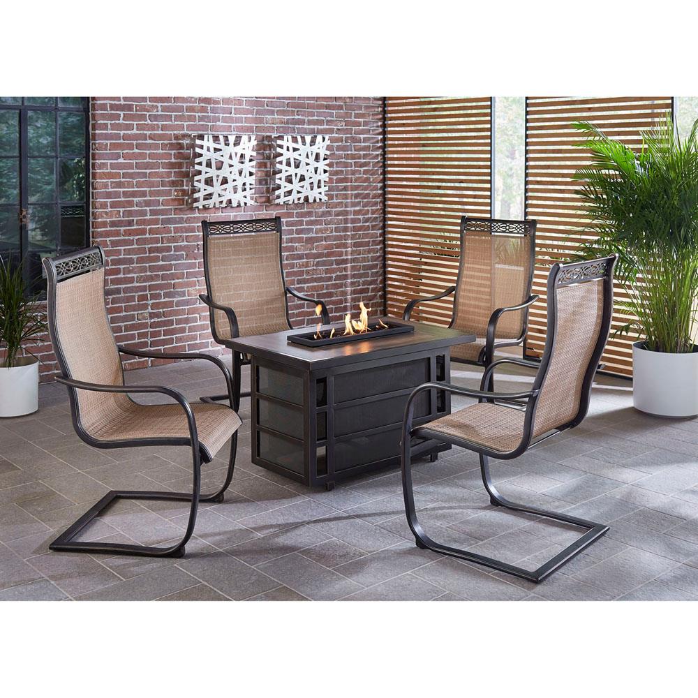 Hanover MON5PCRECSP4FP Patio-Conversation-Sets - View #8