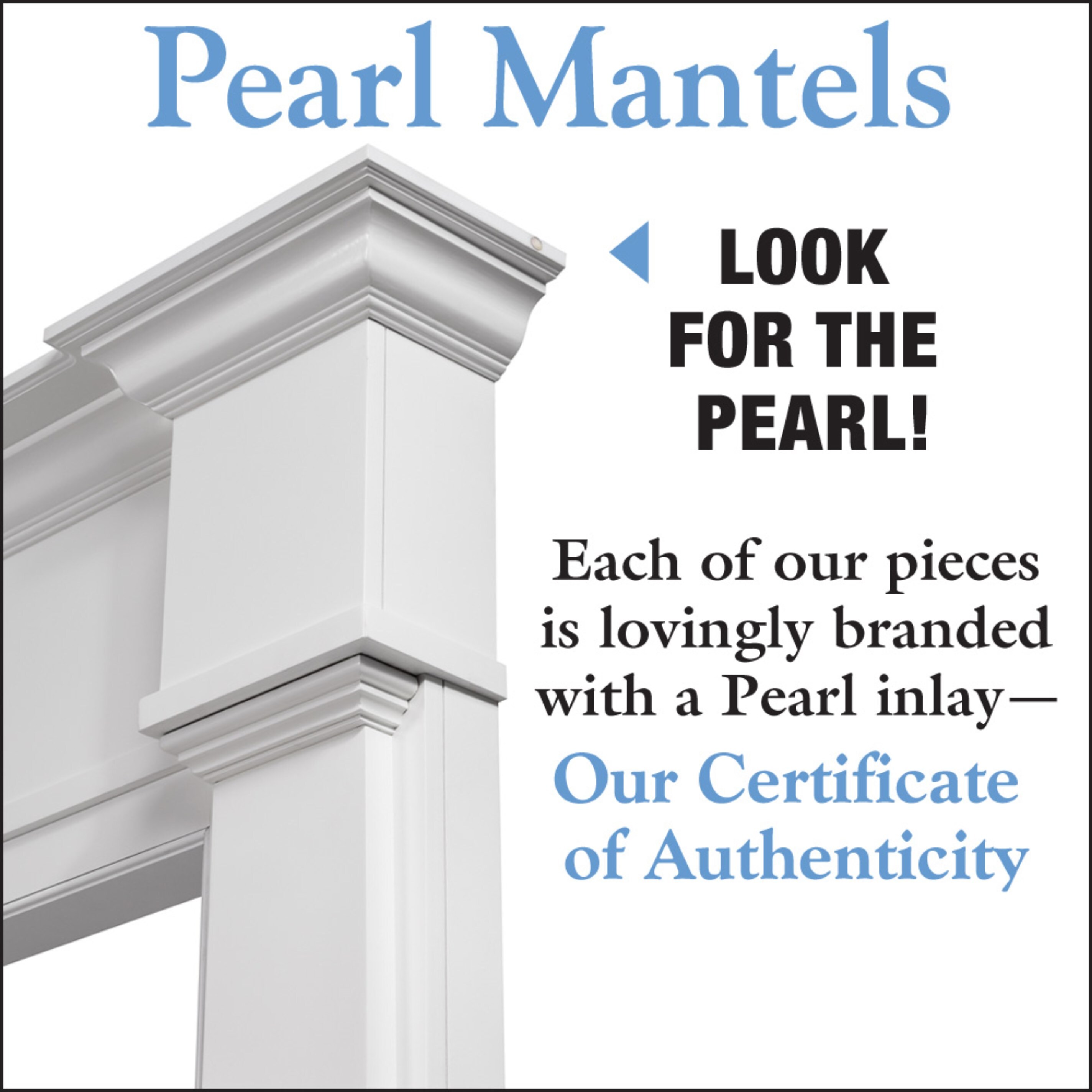 Pearl Mantels SSUP56550L Mantel-Surrounds-Pilasters - View #4
