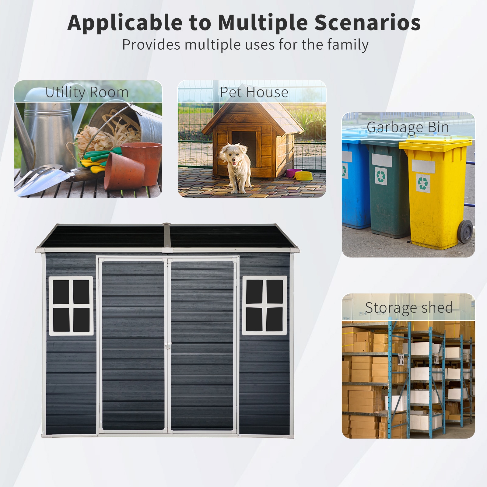 Mondawe MD-TP16AAL Vinyl-Resin-Storage-Buildings - View #5