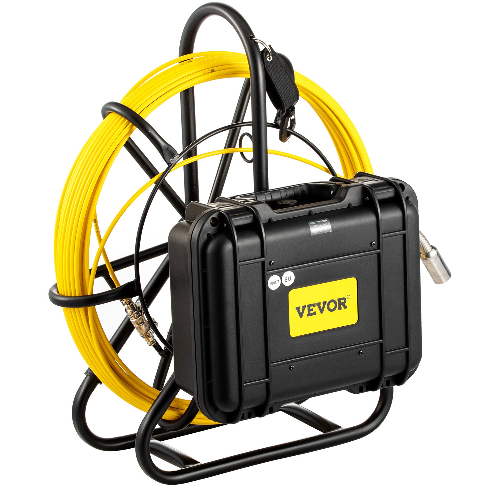 VEVOR VEVOR 30M Sewer Inspection Video Camera 7” Monitor Pipeline  Inspection Camera Drain Camera Industrial Endoscope HD DVR Recorder with  8GB Card