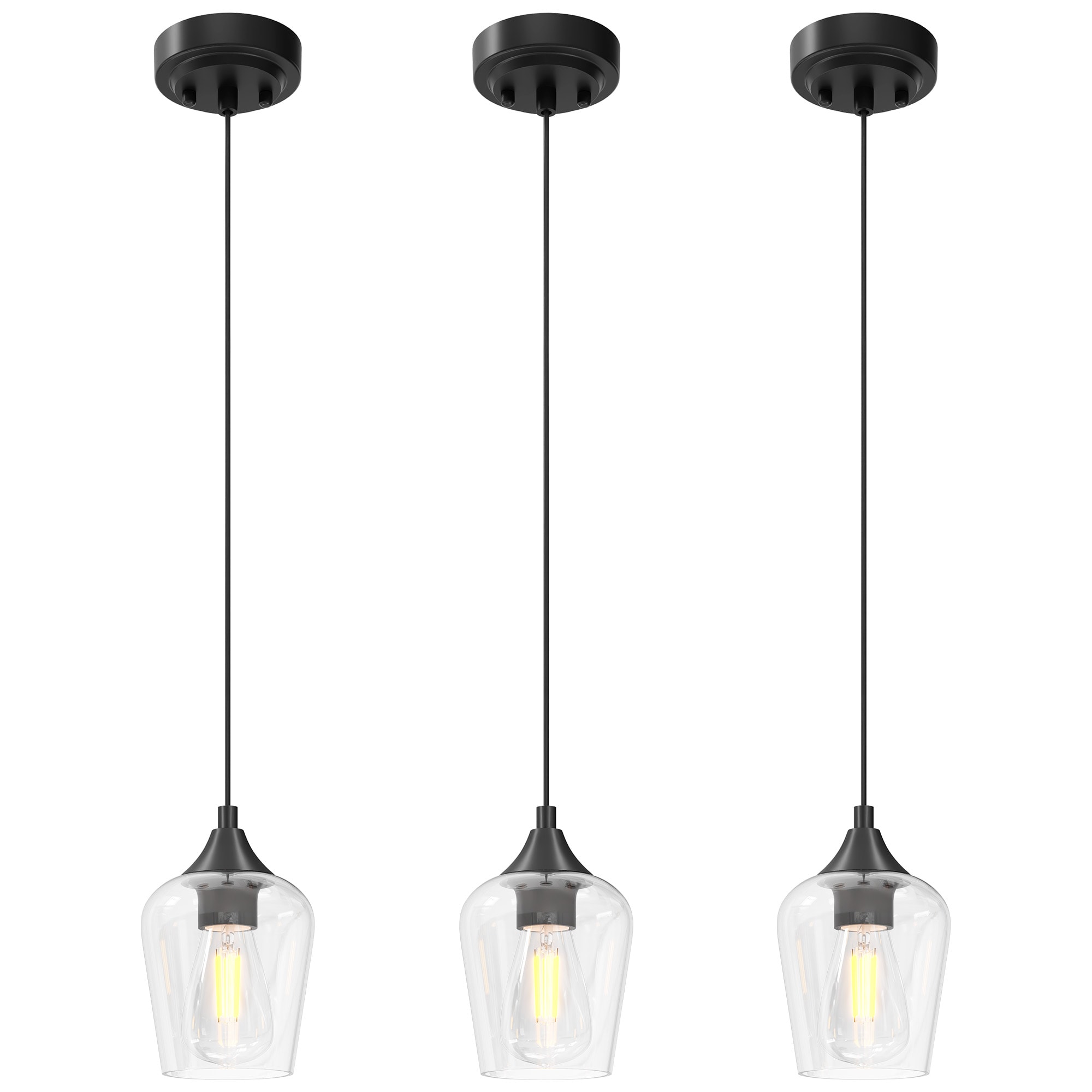 CO-Z PDL-150B-3P Pendant-Lights - View #2