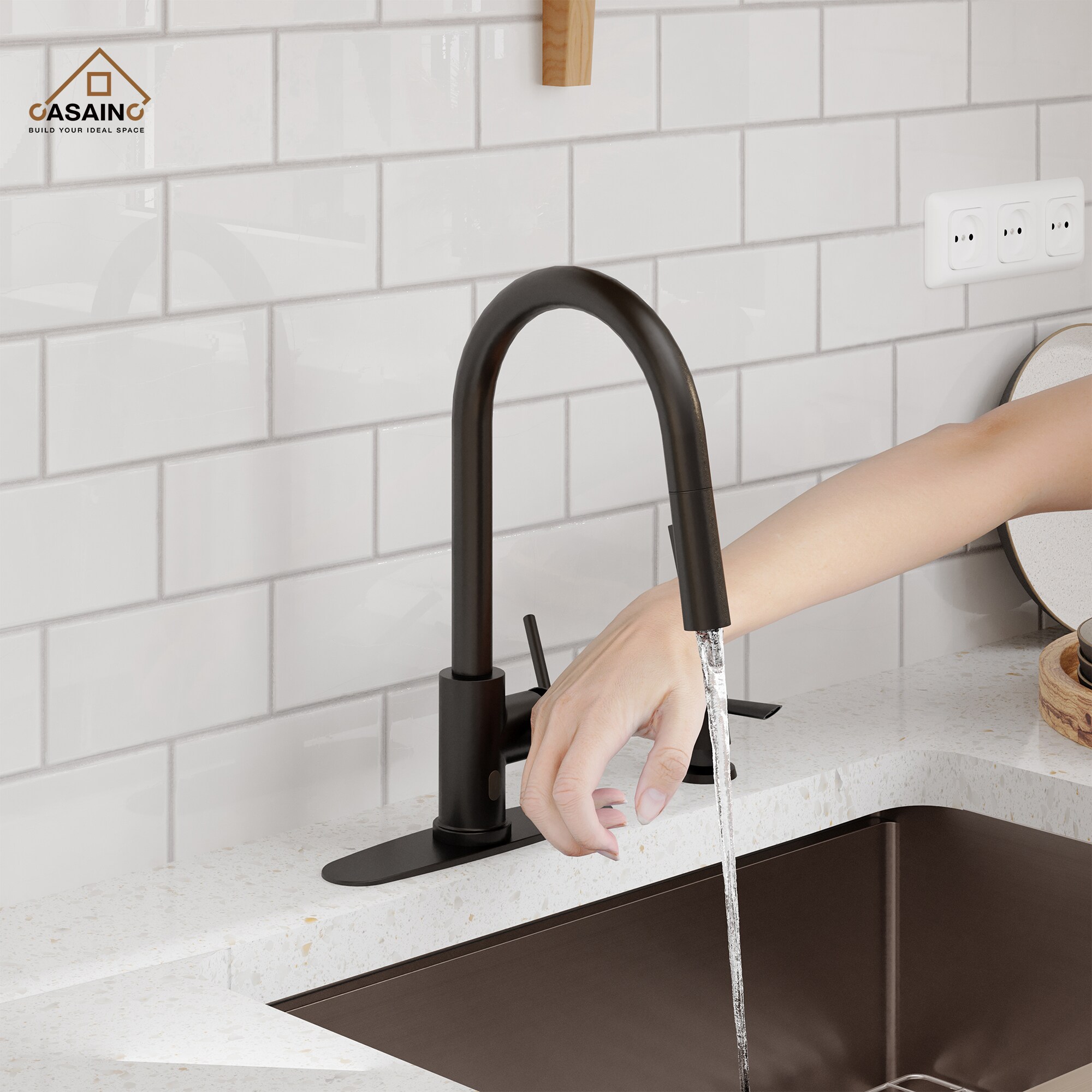 CASAINC KCLT0045MB Kitchen-Faucets - View #3