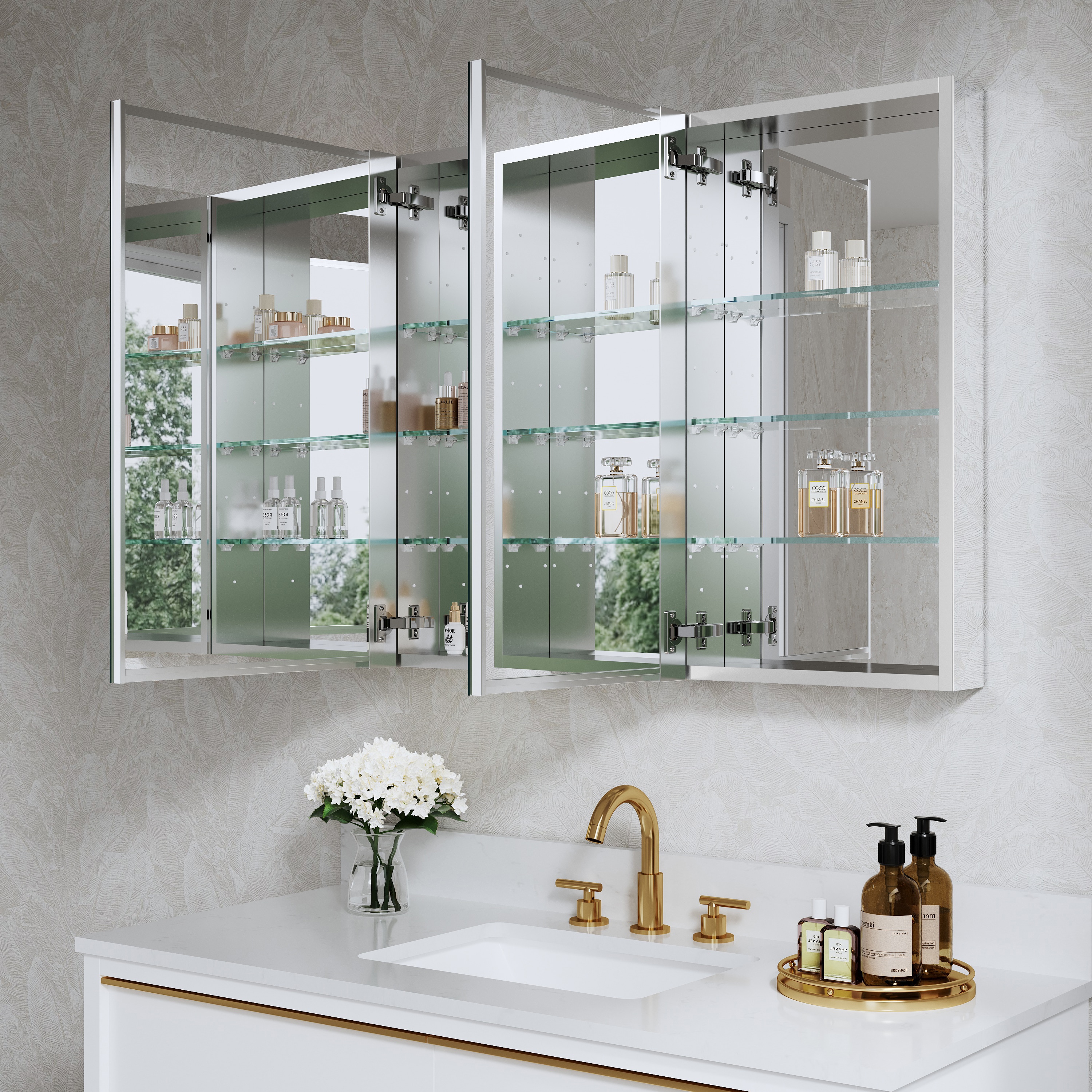 WELLFOR EX-CJ4836 Bathroom-Medicine-Cabinets - View #2
