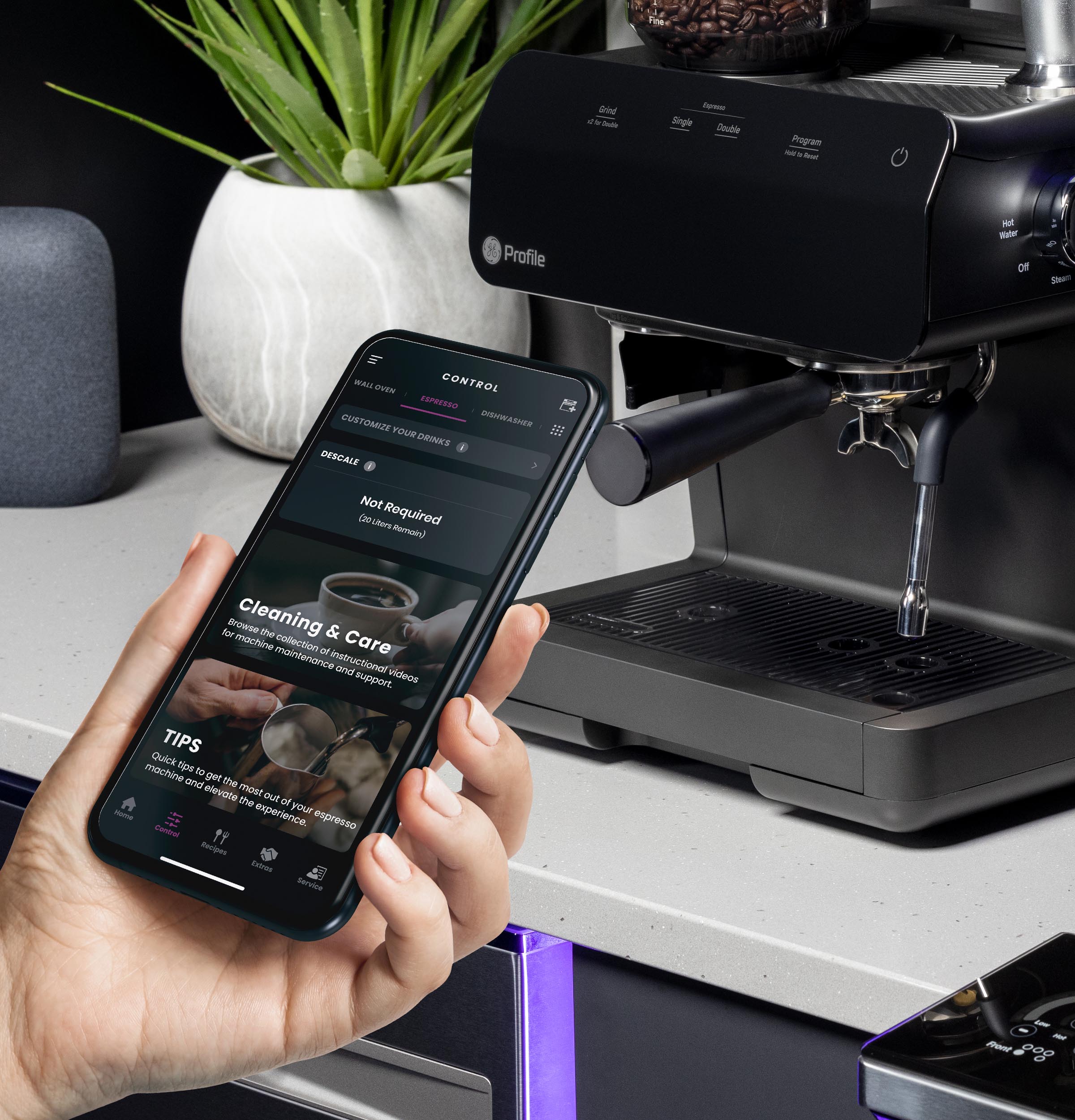 GE P7CESAS6RBB Espresso-Machines - View #19