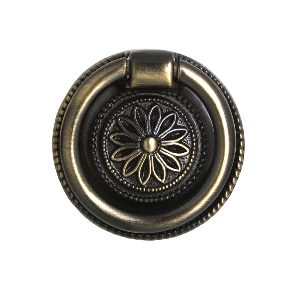 Utopia Alley HW133PLAB021-5 HW133XXX 1-3/4-in Antique Brass Round Classic Cabinet Knob