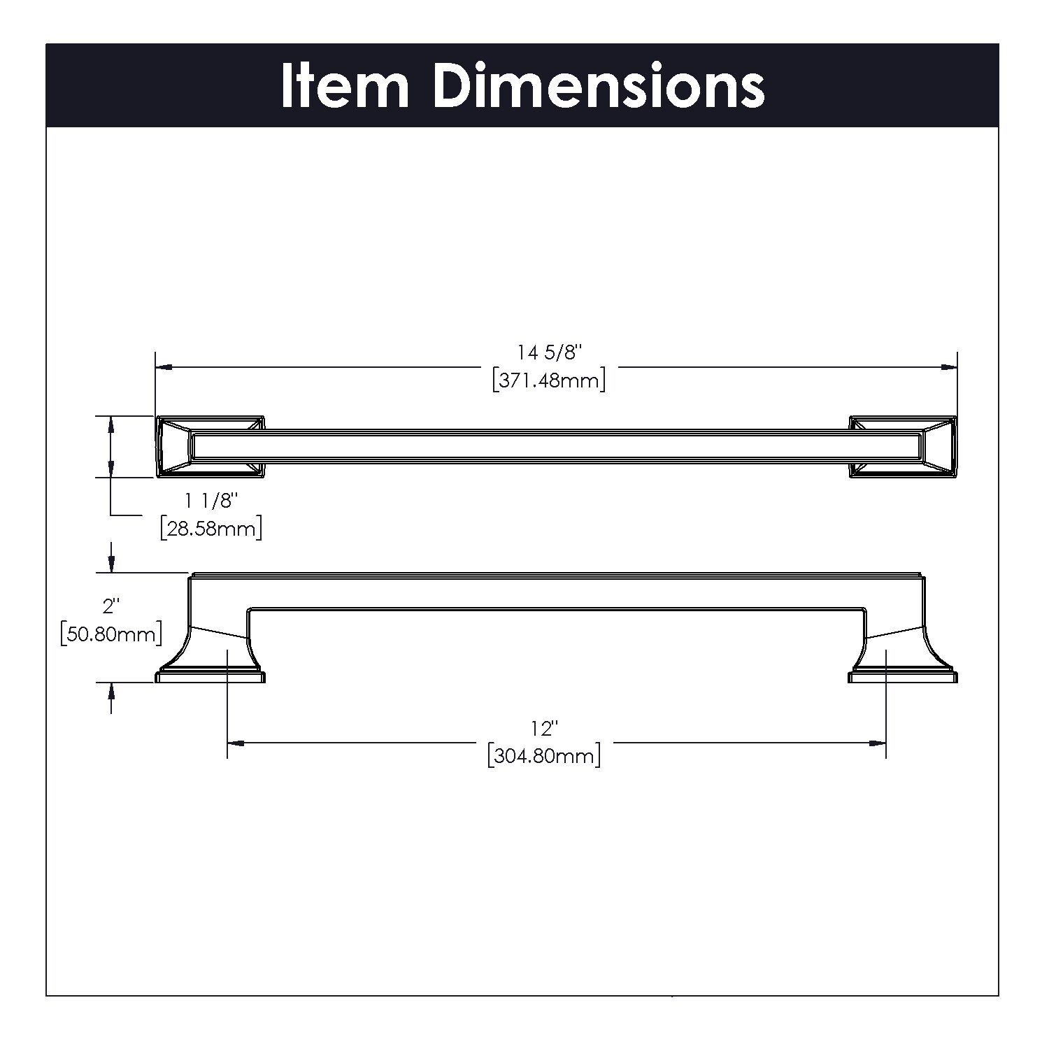 Belwith Keeler B078830-MB Cabinet-Pulls - View #4