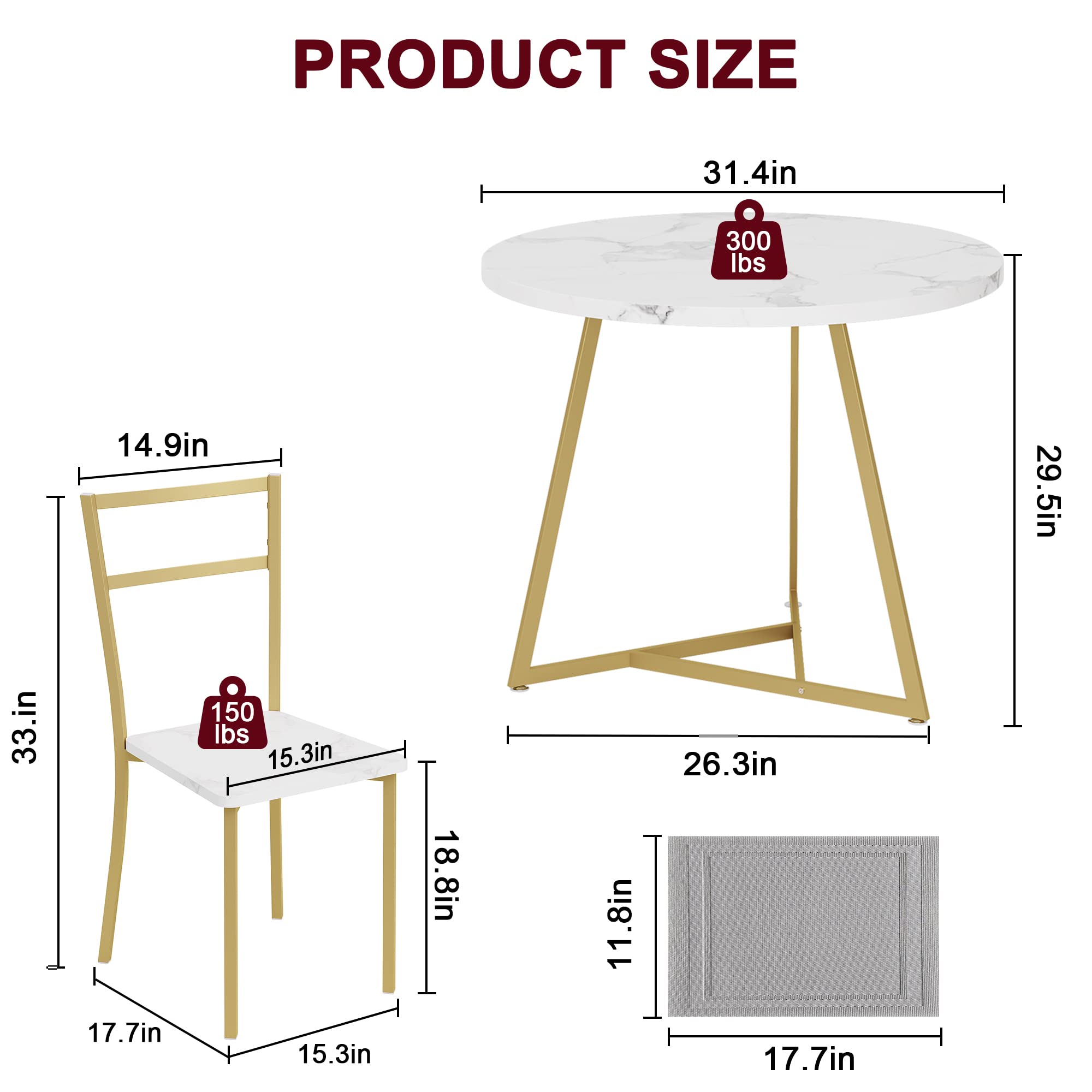 GarveeLife LSLX-PHO-0Y8X Dining-Tables - View #4