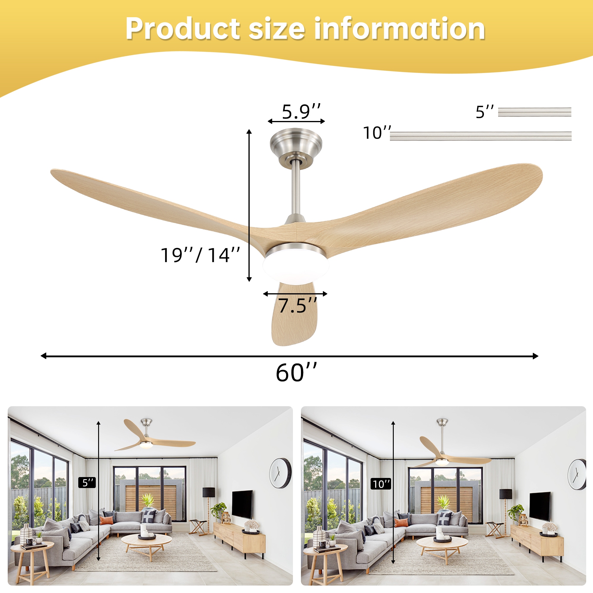 Fun Orange FUN26CF46 Ceiling-Fans - View #2