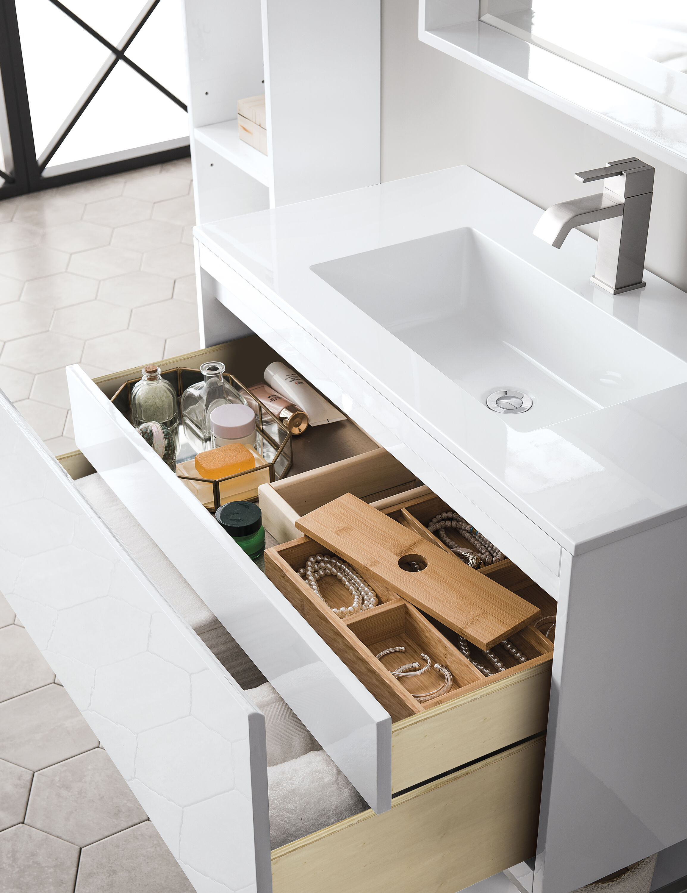 James Martin Vanities 805-V35.4-GW-BN-GW Bath-Vanity-Combo - View #8