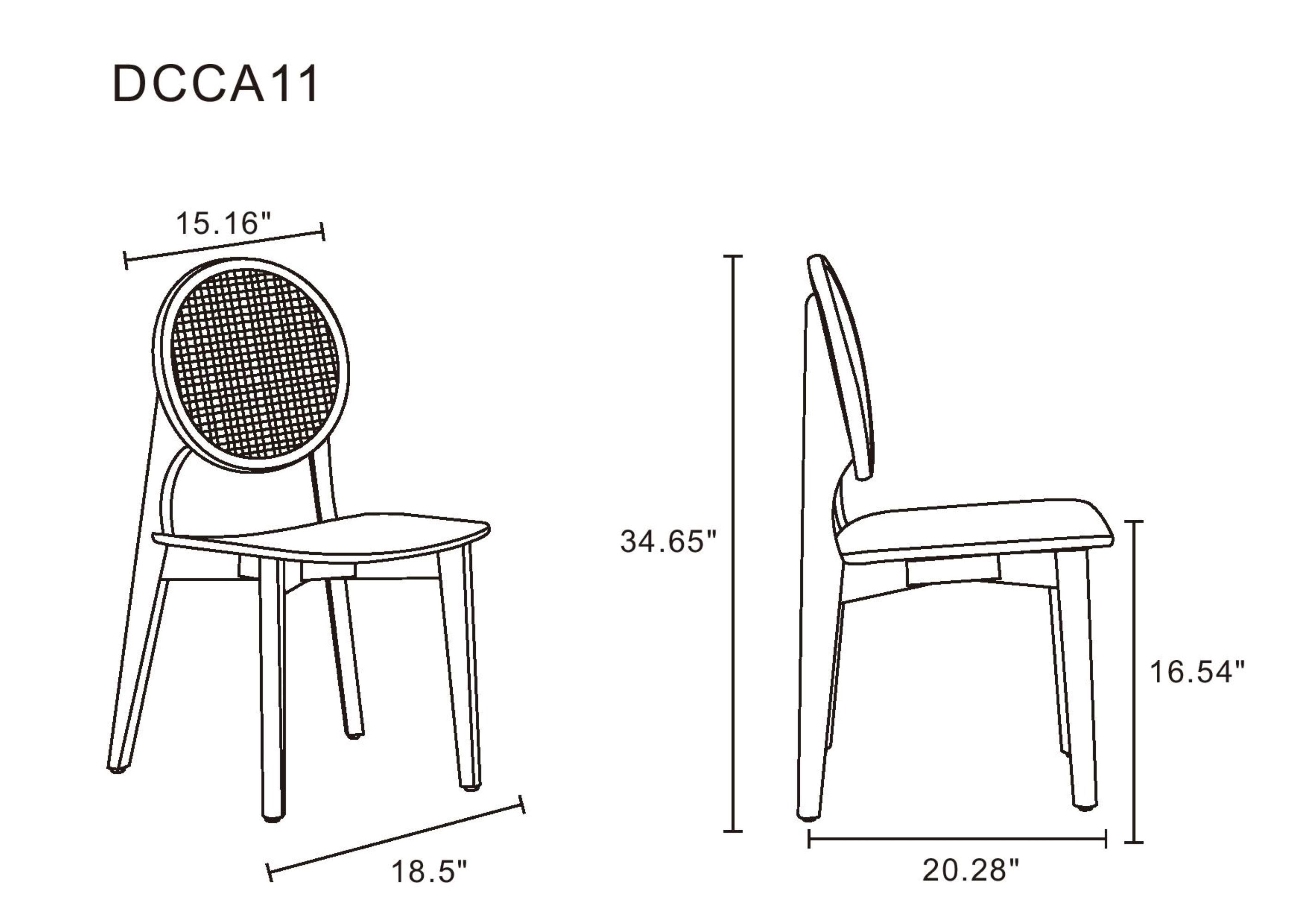 Manhattan Comfort 2-DCCA11-NA Dining-Chairs - View #3