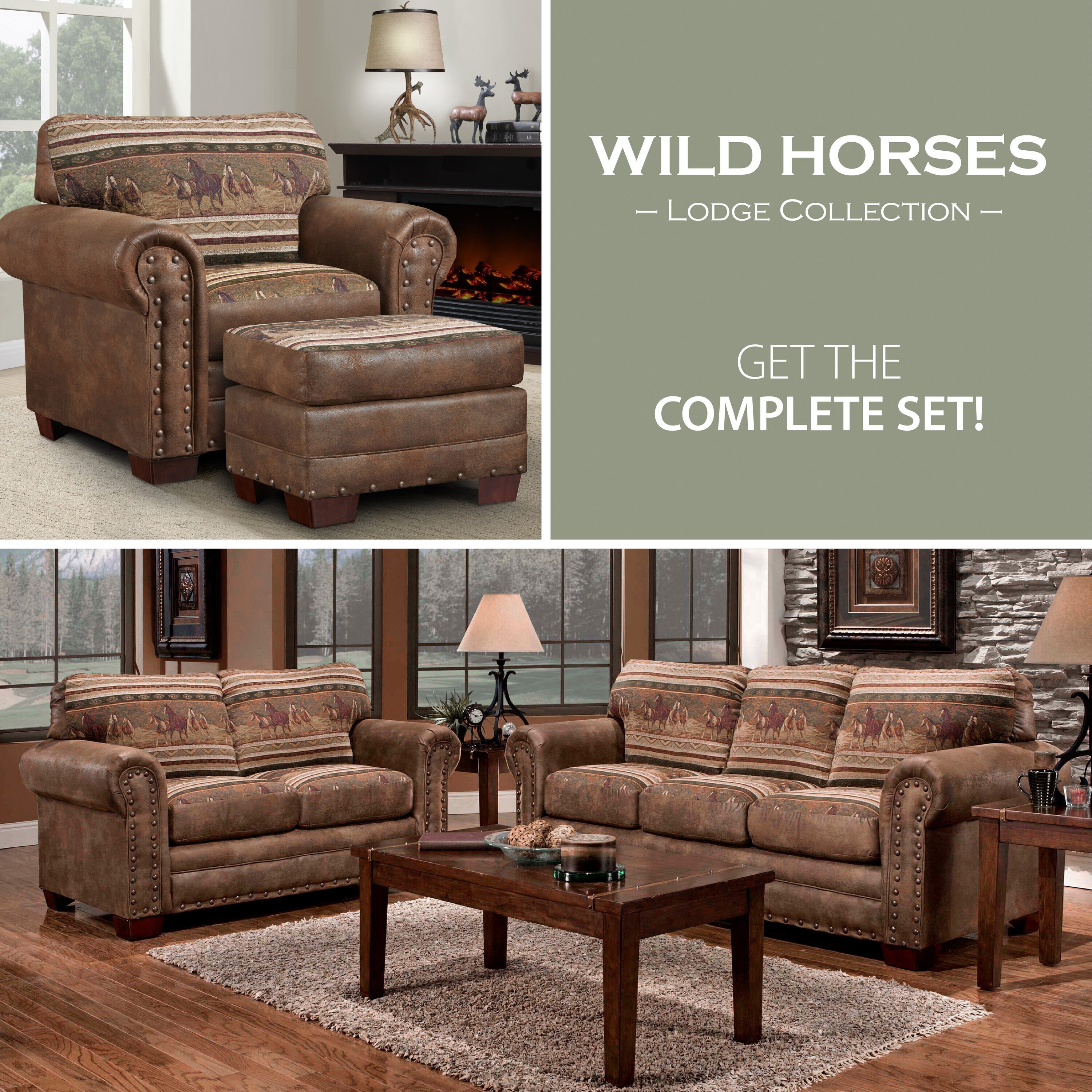 A Furniture Classics 8500-40K Living-Room-Sets - View #3
