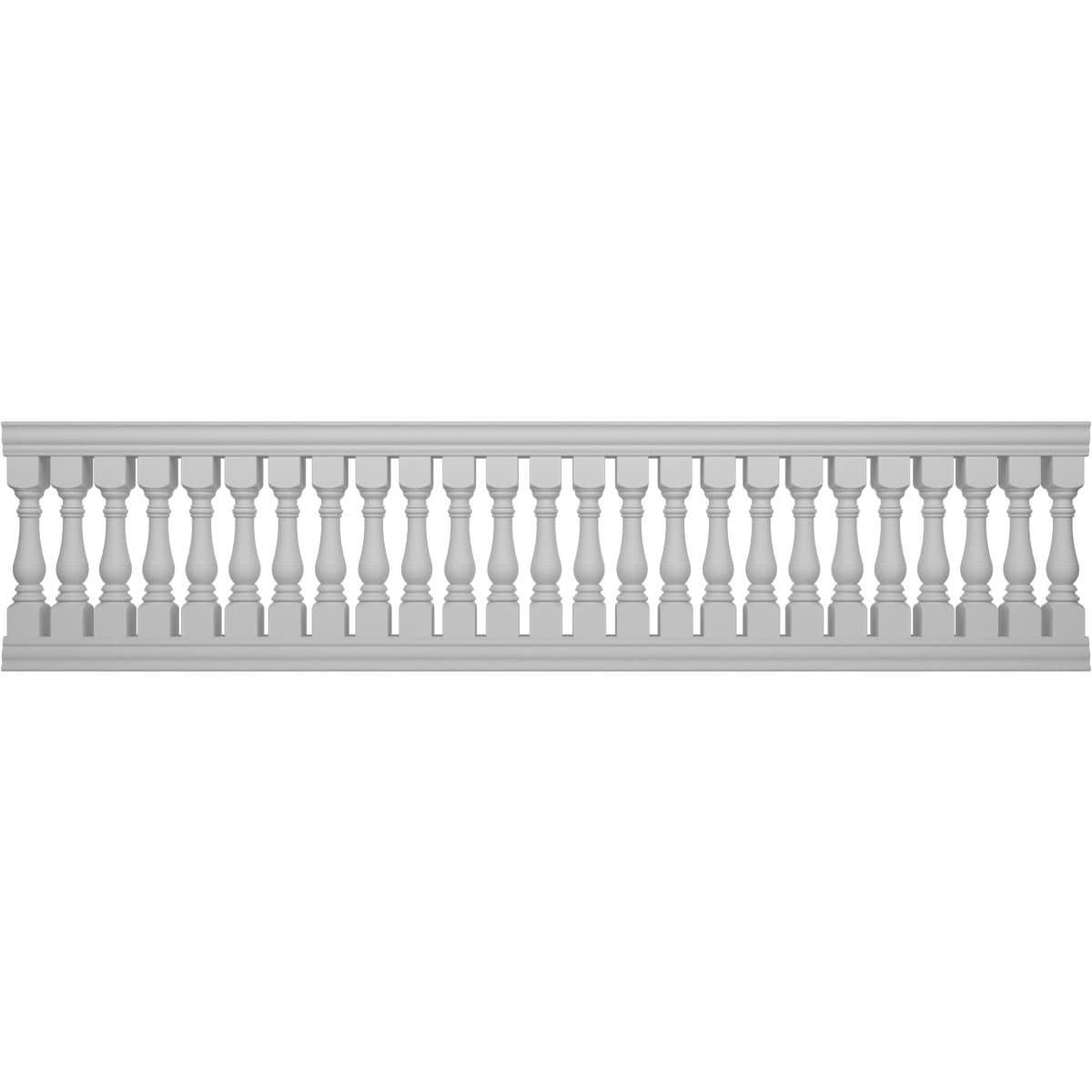 Ekena Millwork BALK42X168BRA FiberThane 14-Feet x 42-Inches Bradford Fiberglass Deck Rail Kit
