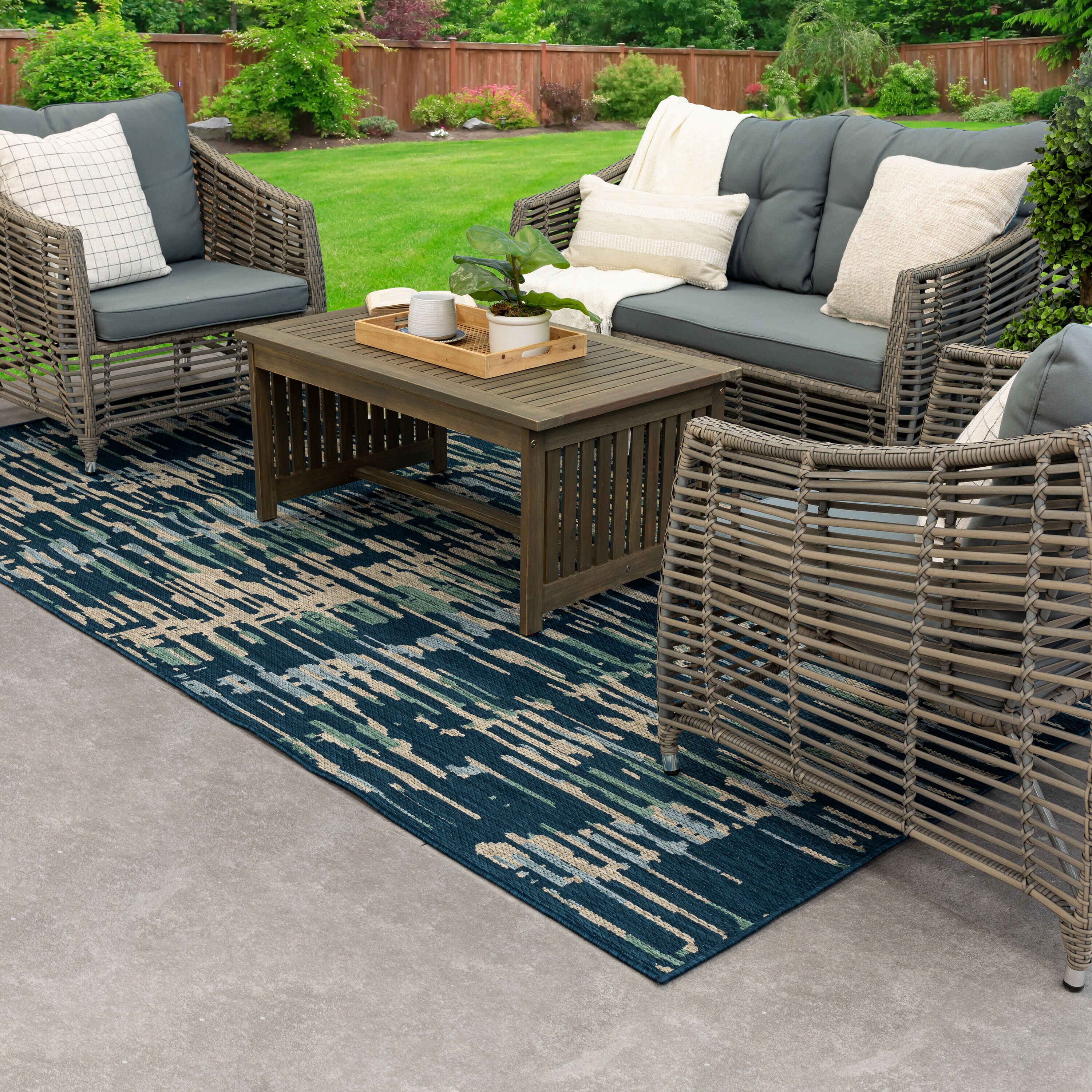 allen + roth with STAINMASTER R1348 103 094120 rugs - View #12