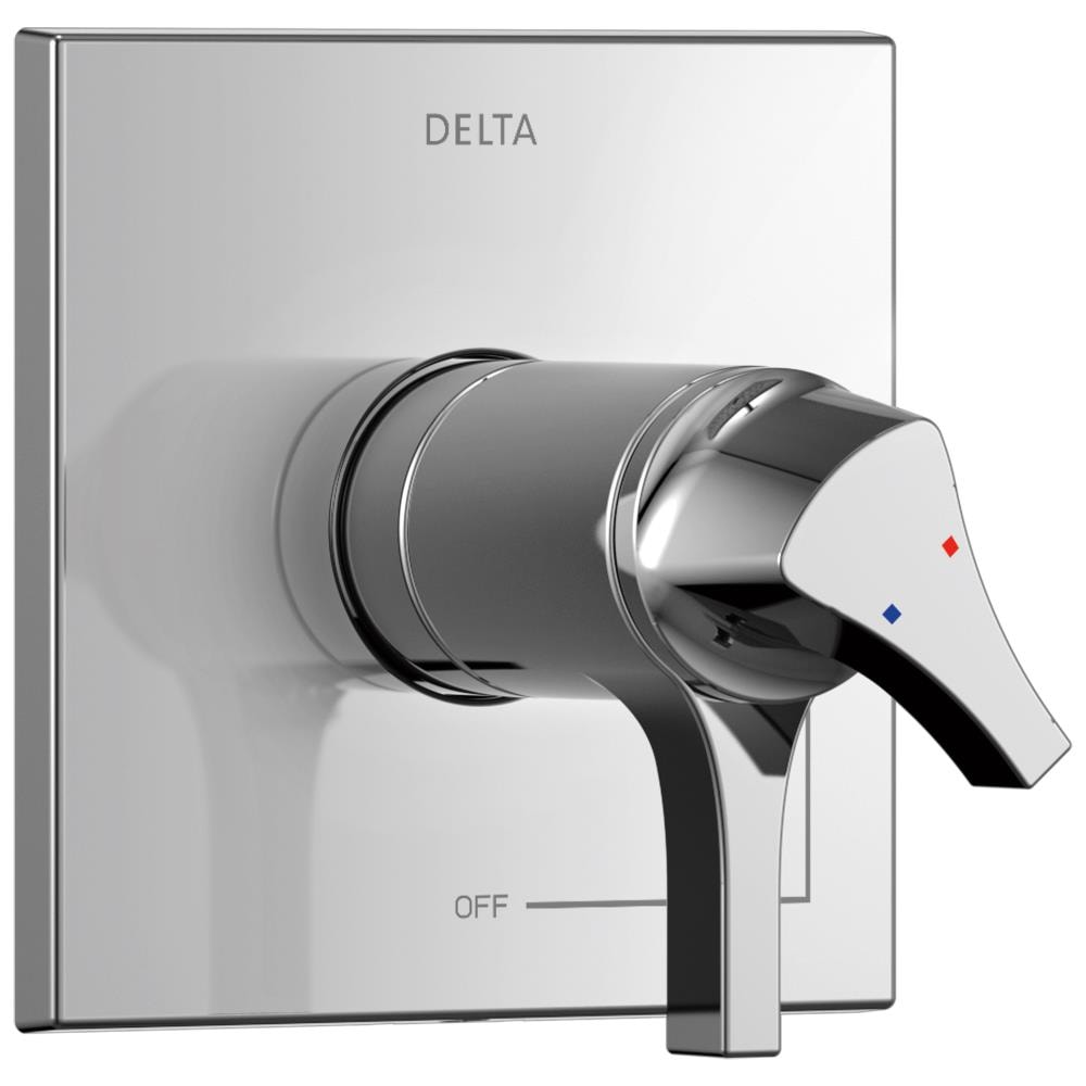 Delta T17T074 Zura Chrome 3.5-Inches Universal Bathtub/Shower Trim ring 0.5-Inches -ID
